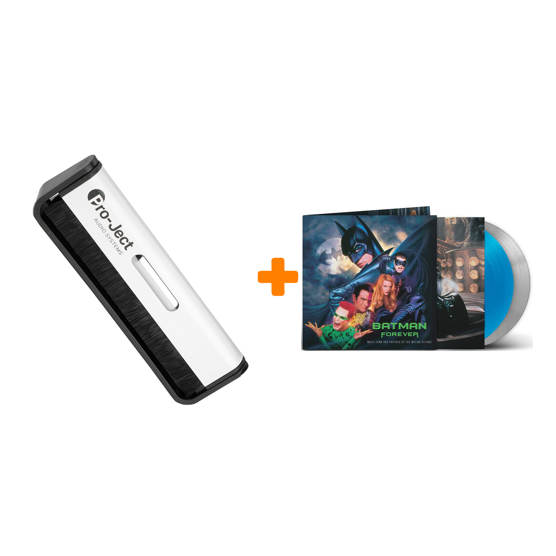 

OST Batman Forever Coloured Vinyl 2LP + Щетка для LP Brush It Набор