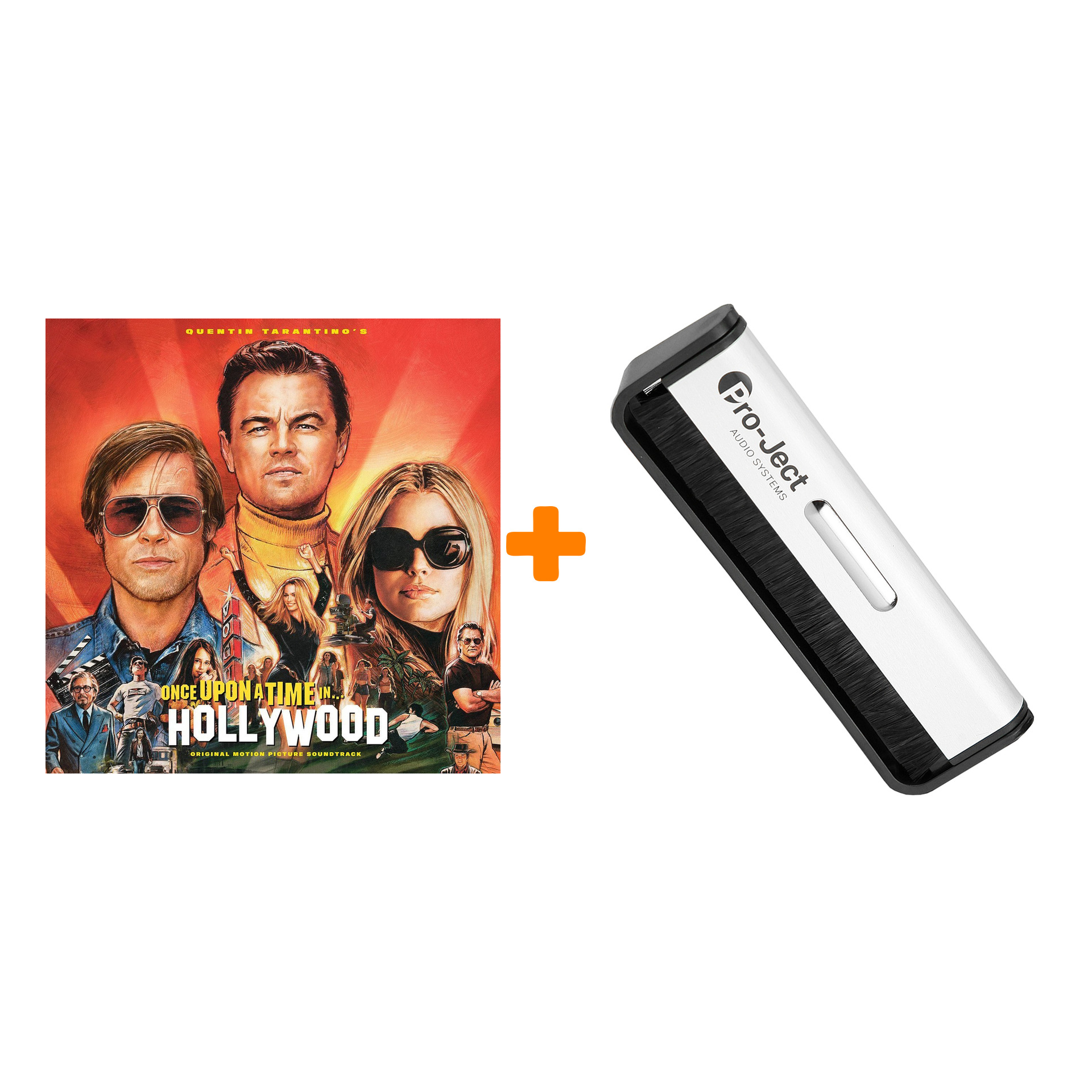 

OST Once Upon A Time In Hollywood 2LP + Щетка для LP Brush It Набор