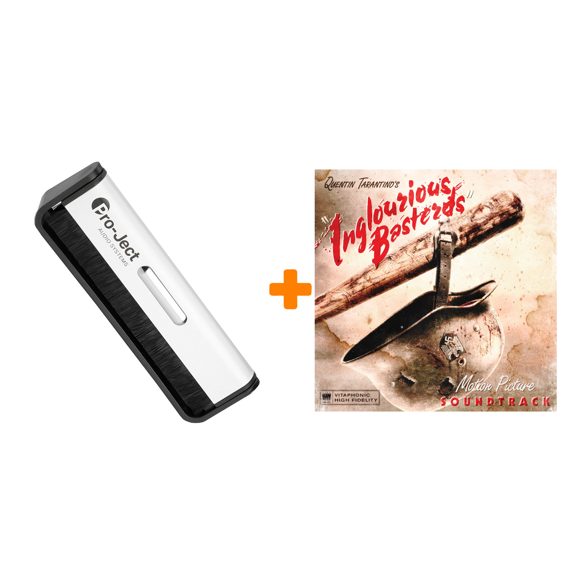 

OST Quentin Tarantino`s Inglourious Basterds Motion Picture Soundtrack Coloured Vinyl LP + Щетка для LP Brush It Набор