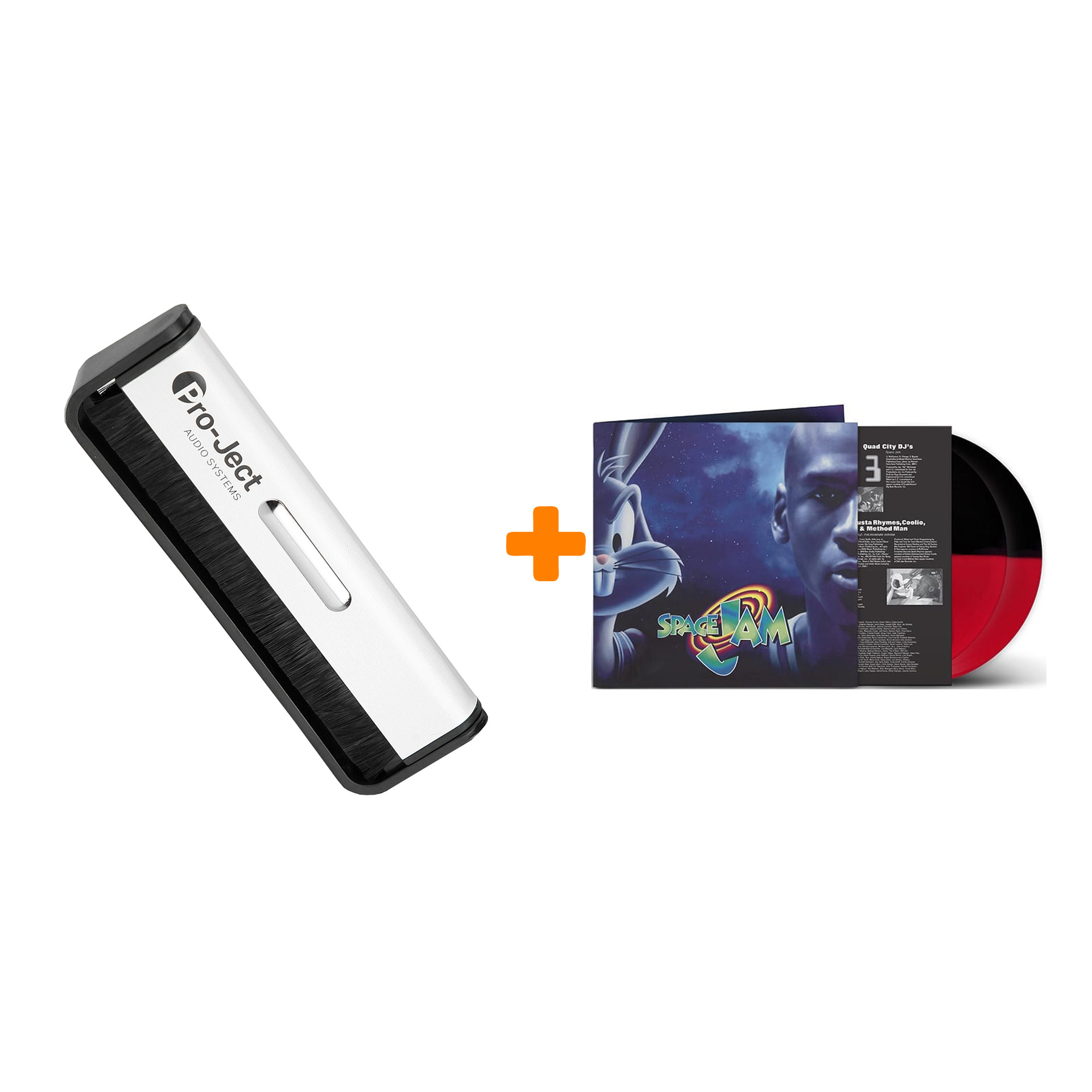 

OST Space Jam Coloured Vinyl 2LP + Щетка для LP Brush It Набор