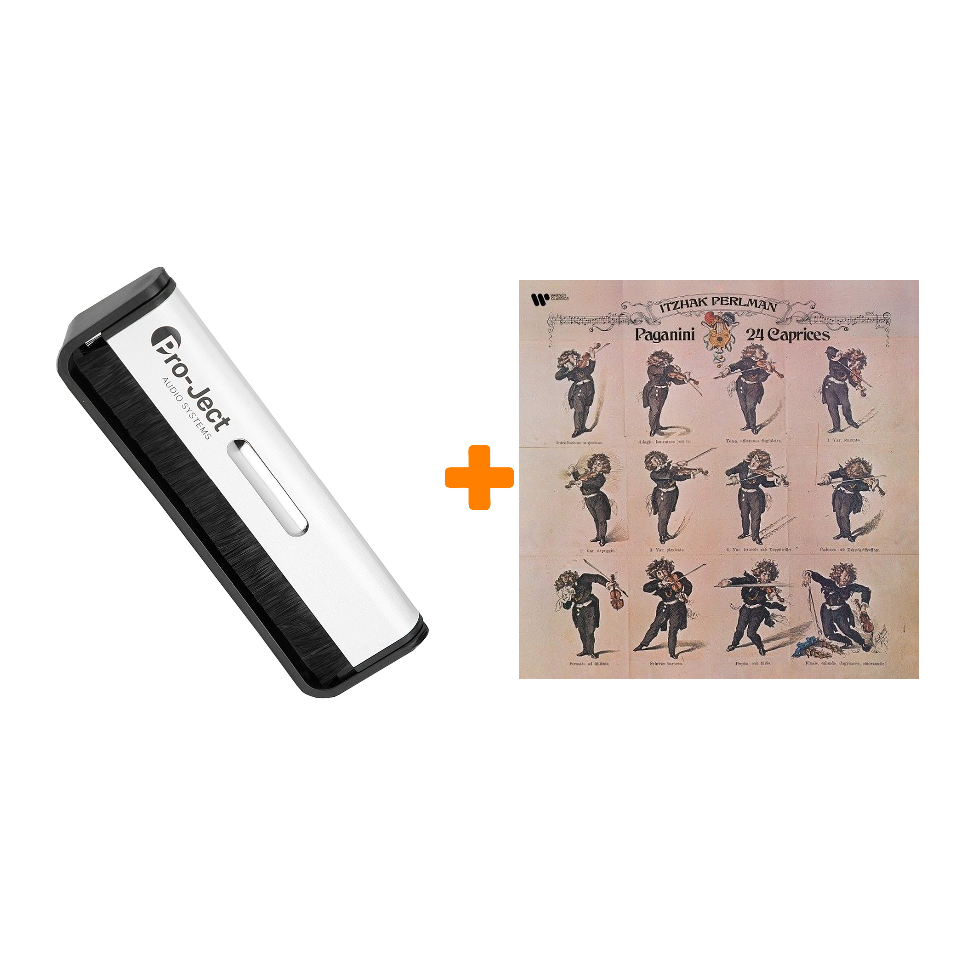 

PERLMAN ITZHAK Paganini 24 Caprices 2LP + Щетка для LP Brush It Набор