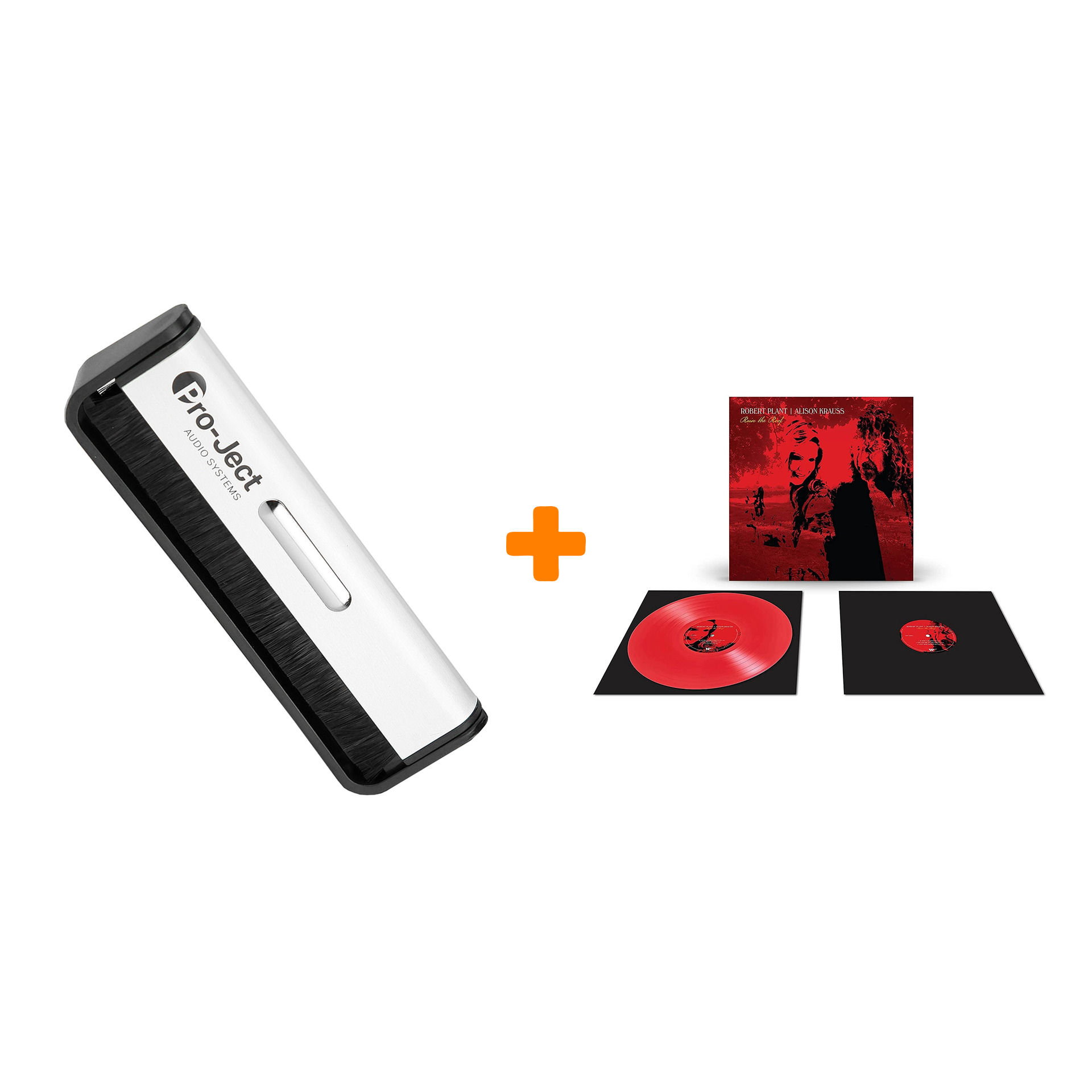 

PLANT ROBERT & ALISON KRAUSS Raise The Roof Clear Red Vinyl 2LP + Щетка для LP Brush It Набор