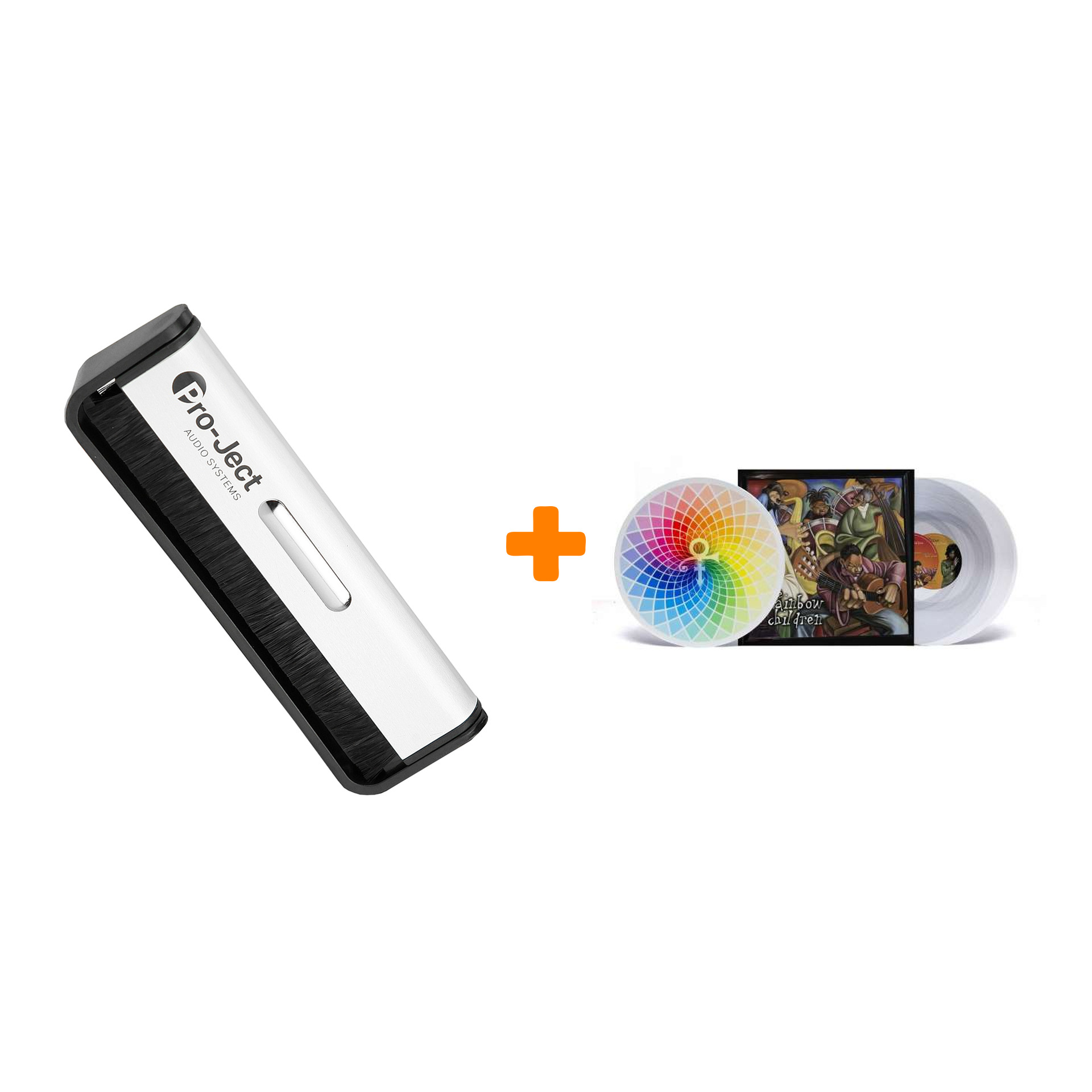 

PRINCE The Rainbow Children Crystal Clear Vinyl 2LP + Щетка для LP Brush It Набор
