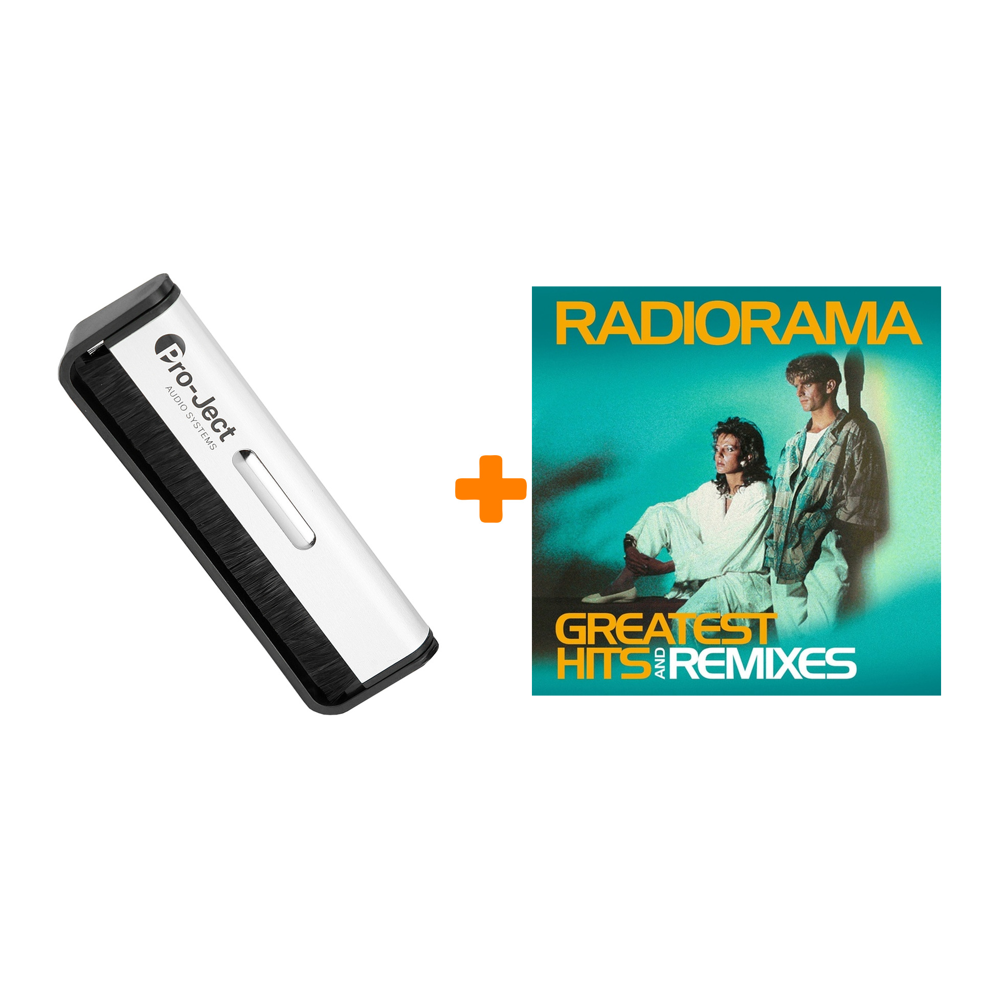 

RADIORAMA Greatest Hits And Remixes LP + Щетка для LP Brush It Набор