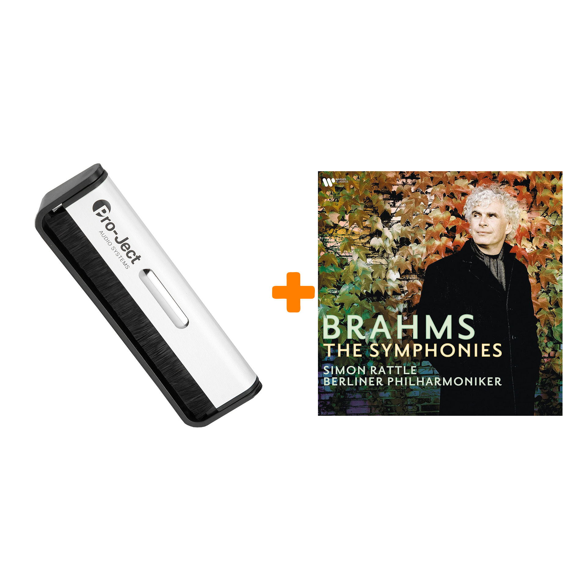 

RATTLE SIMON AND BERLINER PHILHARMONIKER Brahms The Symphonies 4LP + Щетка для LP Brush It Набор