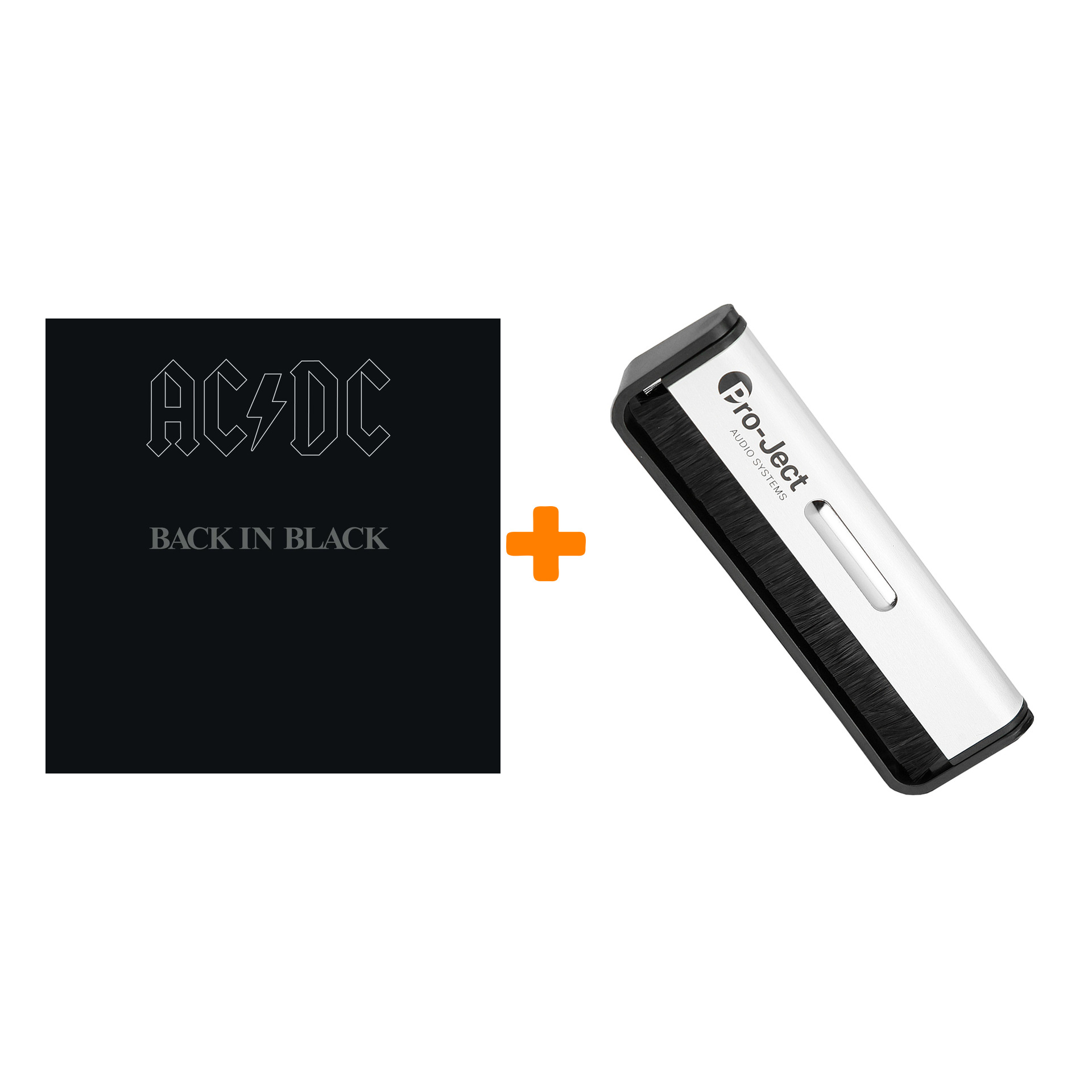 

AC/DC Back In Black 180 GRAMM Limited Edition LP + Щетка для LP Brush It Набор