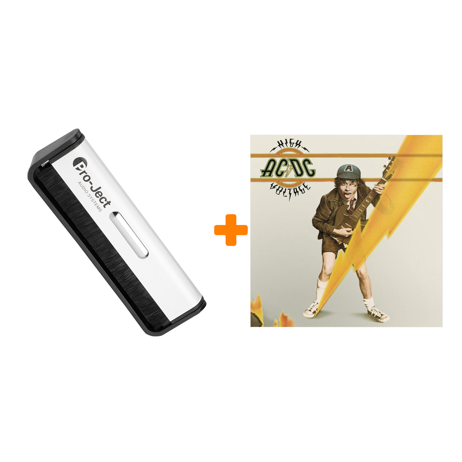 

AC/DC High Voltage Limited Edition LP + Щетка для LP Brush It Набор