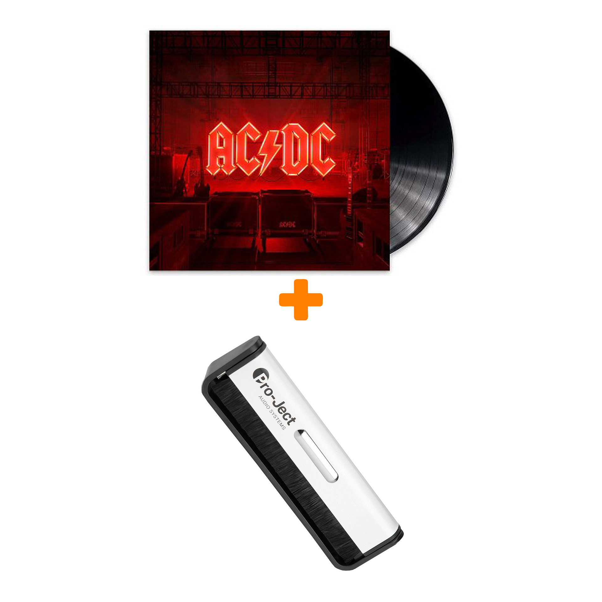 

AC/DC Power Up LP + Щетка для LP Brush It Набор