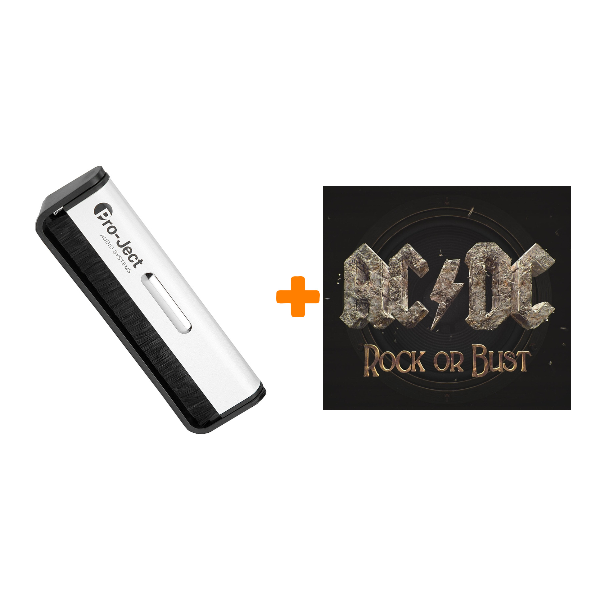 

AC/DC Rock Or Bust LP+CD + Щетка для LP Brush It Набор
