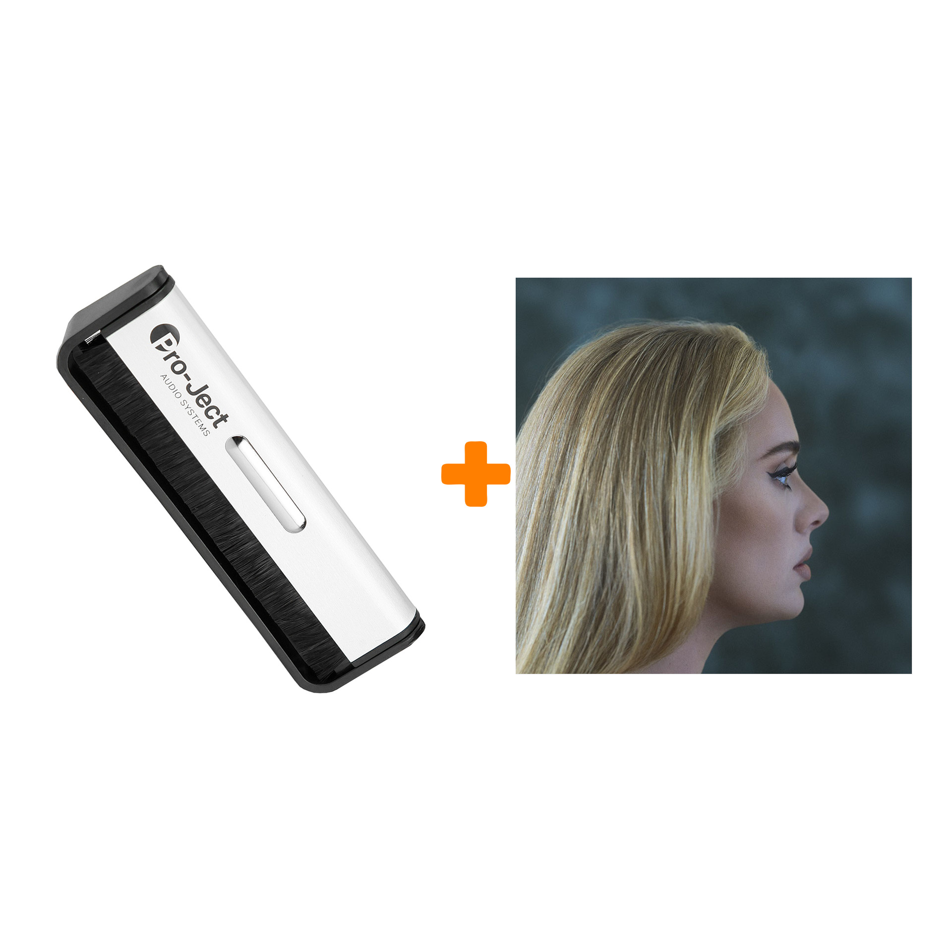 

ADELE 30 Crystal Clear Vinyl 2LP + Щетка для LP Brush It Набор
