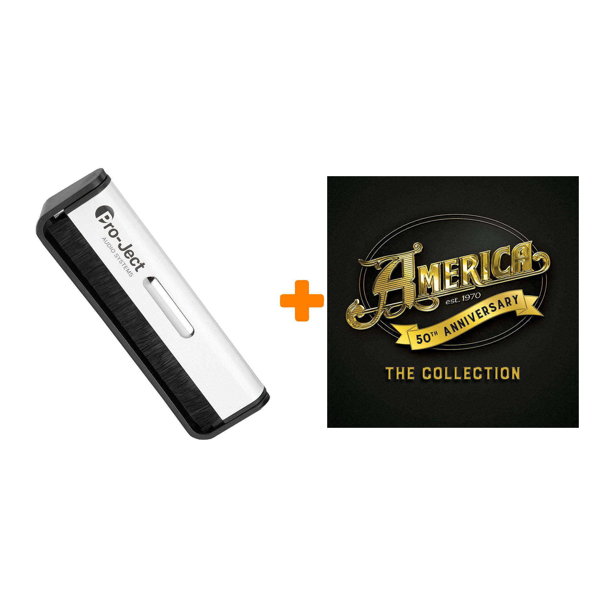 

AMERICA 50Th Anniversary The Collection 2LP + Щетка для LP Brush It Набор