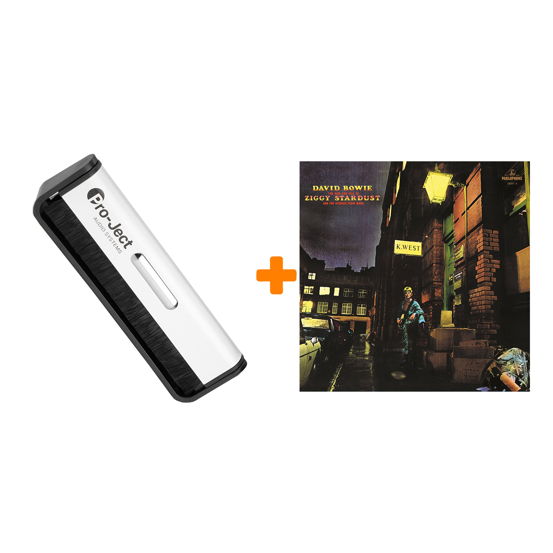 

BOWIE DAVID The Rise And Fall Of Ziggy Stardust And The Spiders From Mars LP + Щетка для LP Brush It Набор