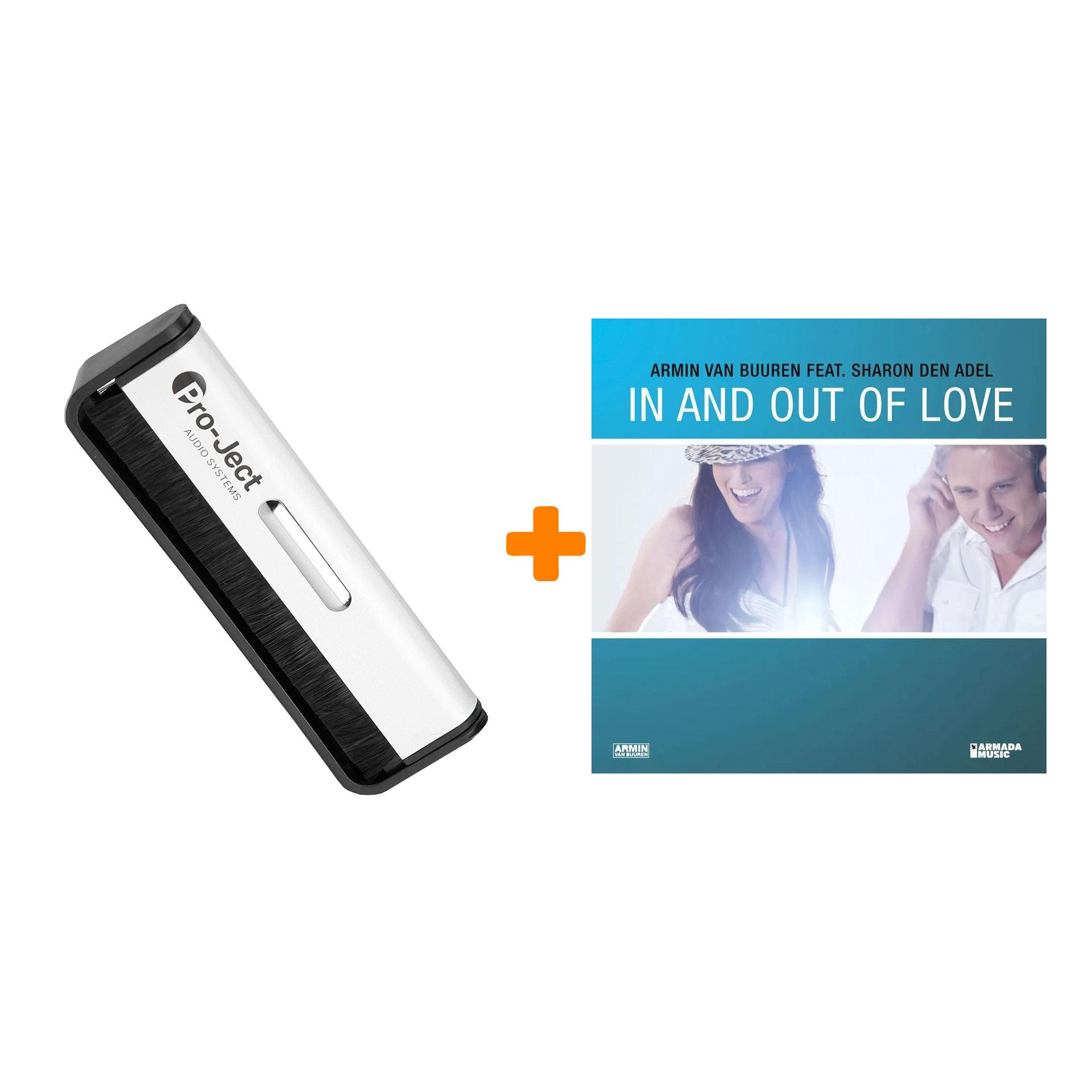 

BUUREN ARMIN VAN In And Out Of Love Blue & Silver Marbled Vinyl 12"LP + Щетка для LP Brush It Набор