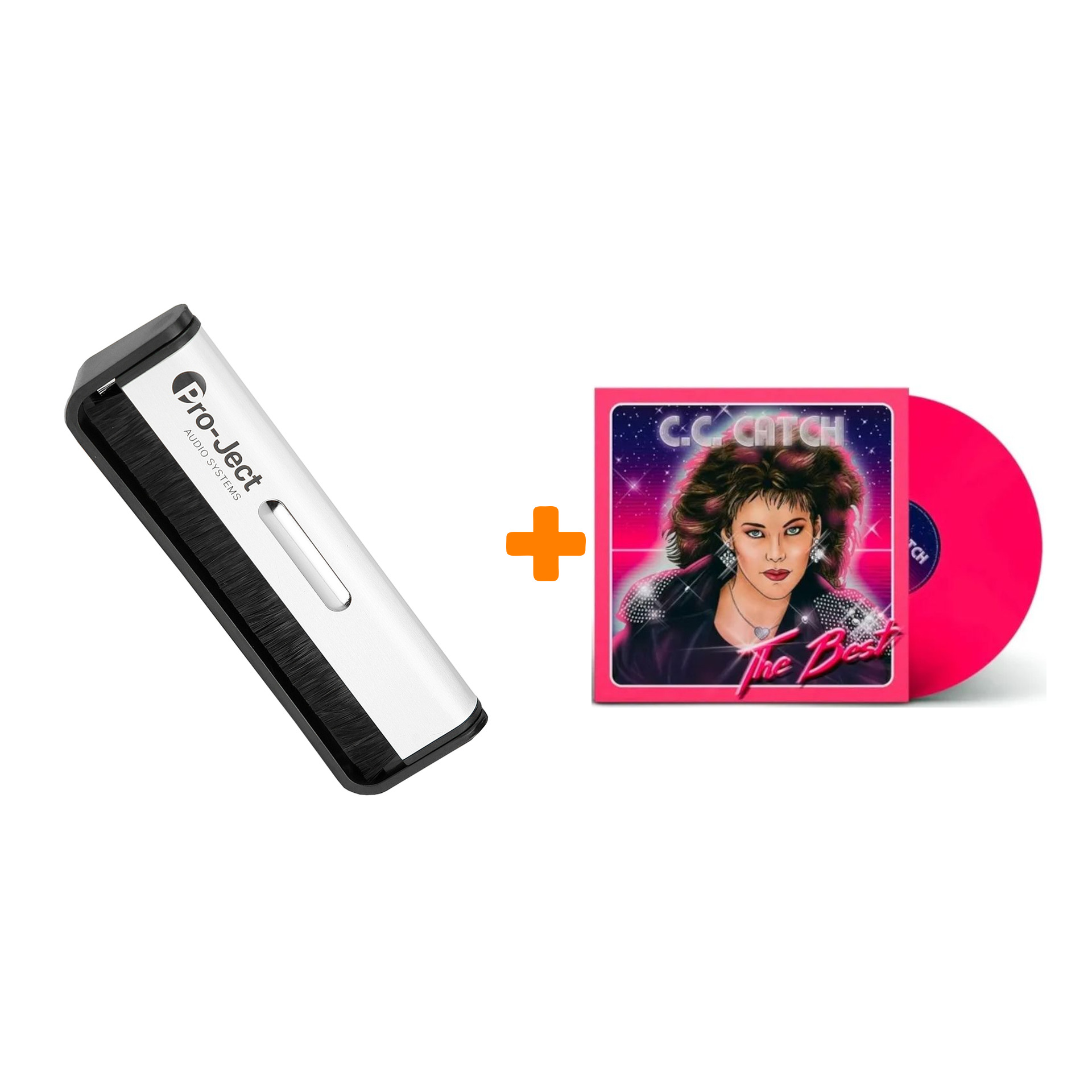 

CATCH C.C. The Best Coloured Pink Vinyl LP + Щетка для LP Brush It Набор