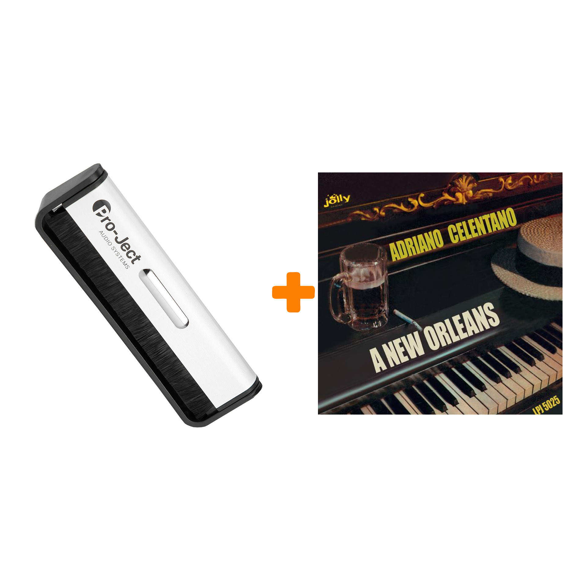 

CELENTANO ADRIANO A New Orleans LP + Щетка для LP Brush It Набор
