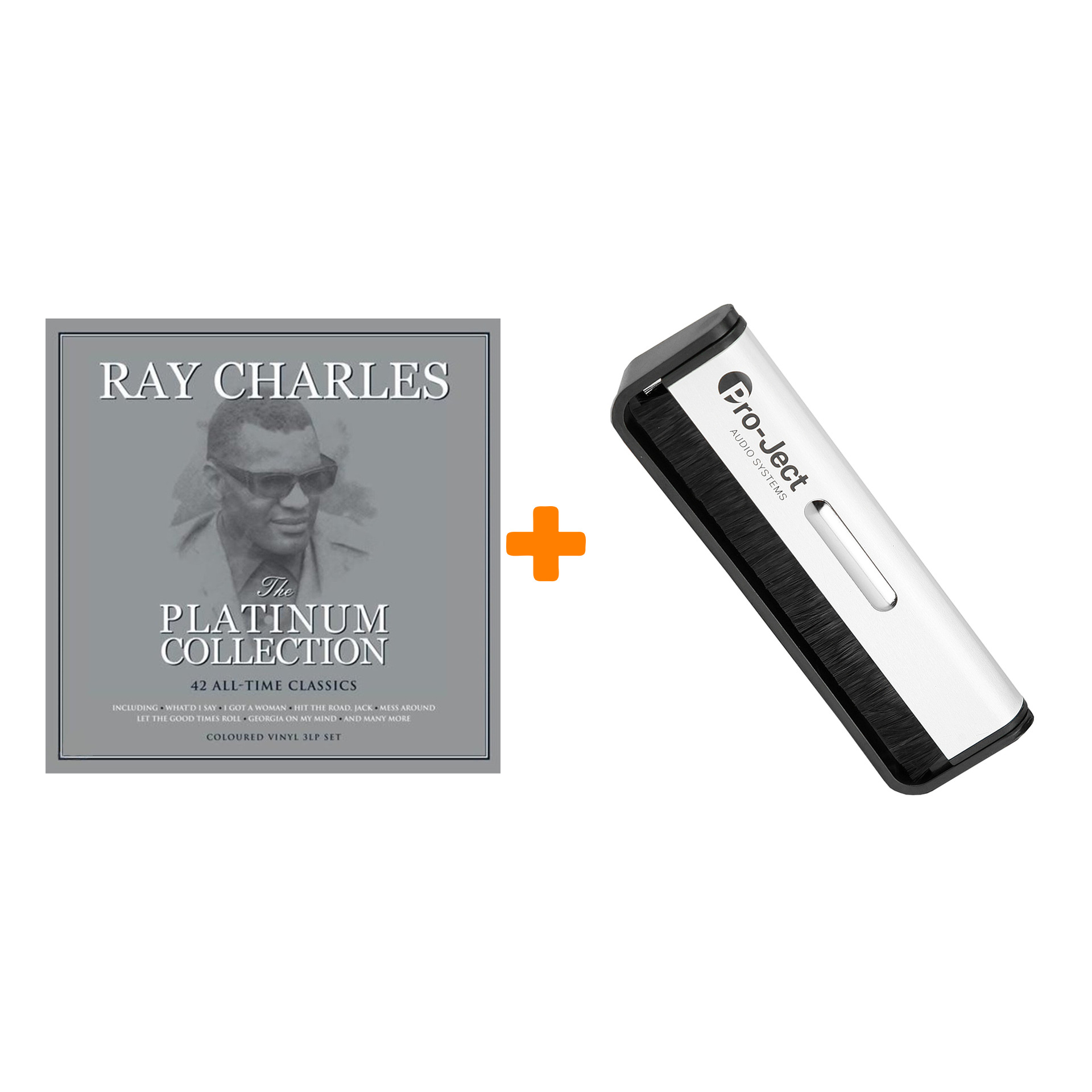 

CHARLES RAY The Platinum Collection 3LP + Щетка для LP Brush It Набор