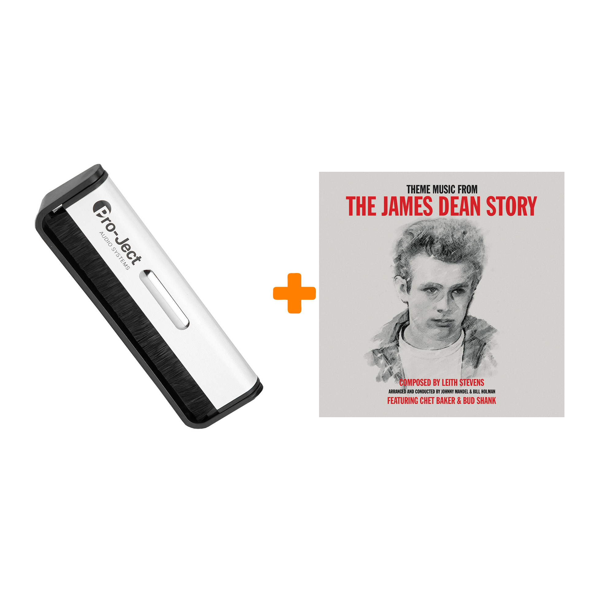 

BAKER CHET & SHANK BUD The James Dean Story LP + Щетка для LP Brush It Набор
