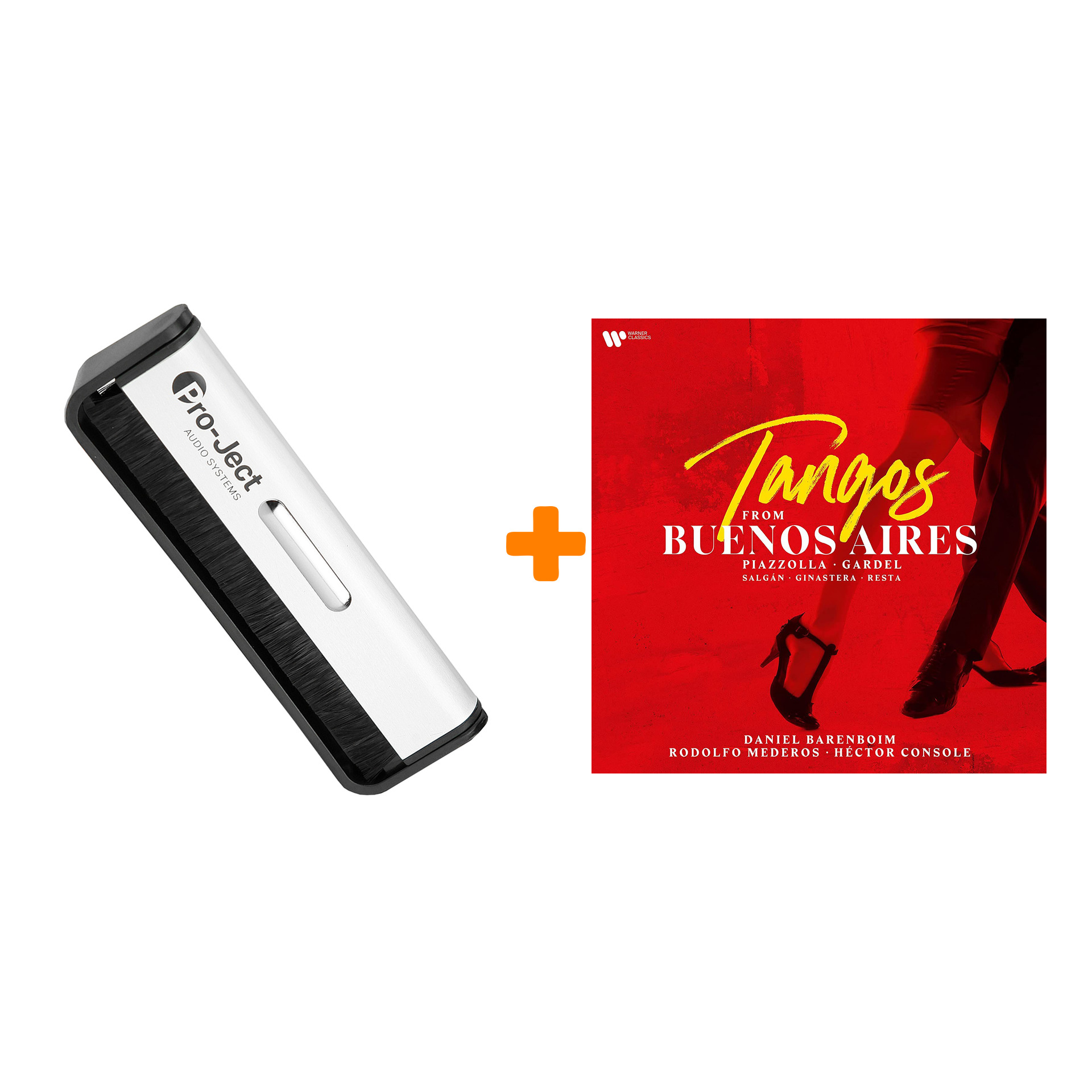 

BARENBOIM DANIEL, MEDEROS RODOLFO, CONSOLE HECTOR Tangos From Buenos Aires LP + Щетка для LP Brush It Набор