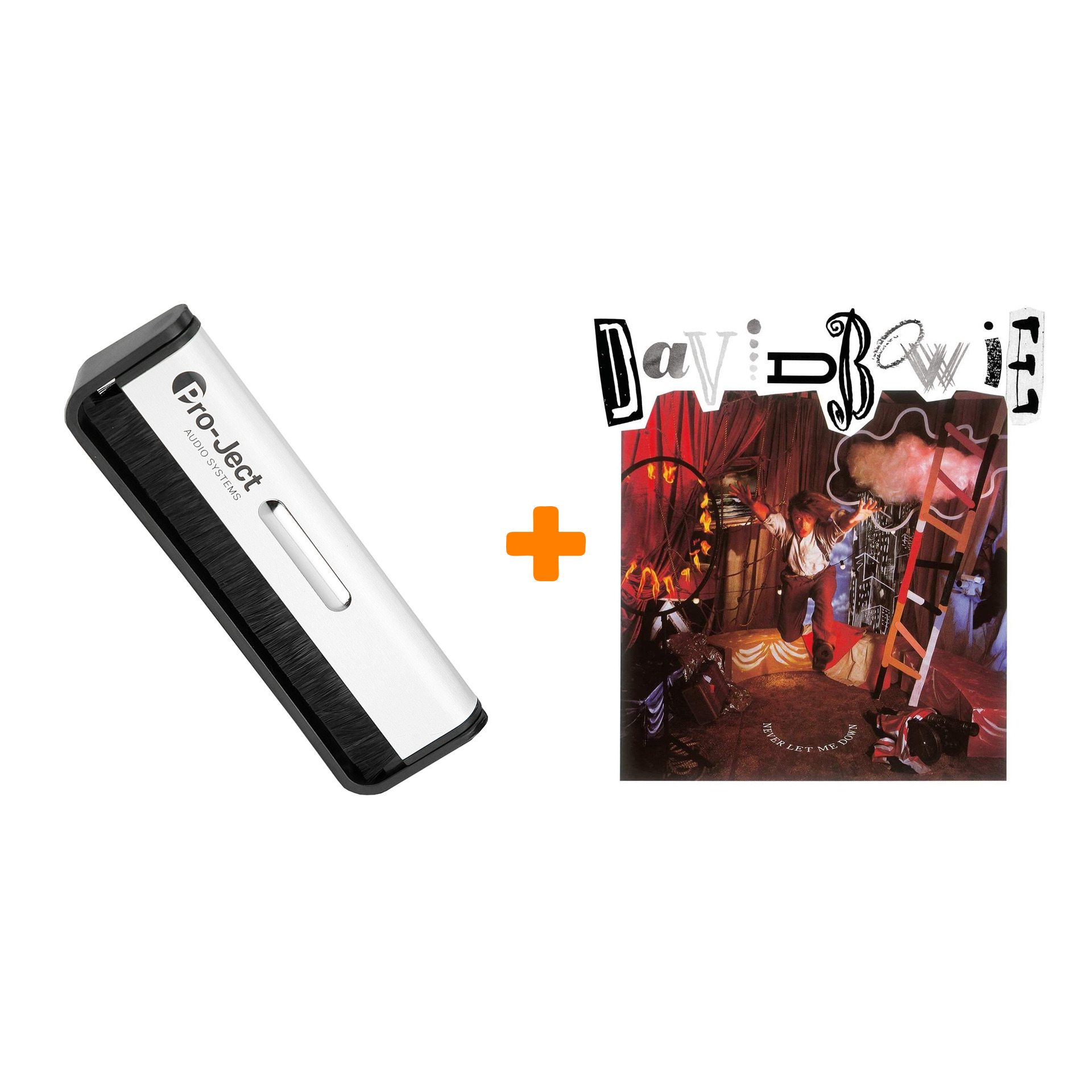 

BOWIE DAVID Never Let Me Down LP + Щетка для LP Brush It Набор