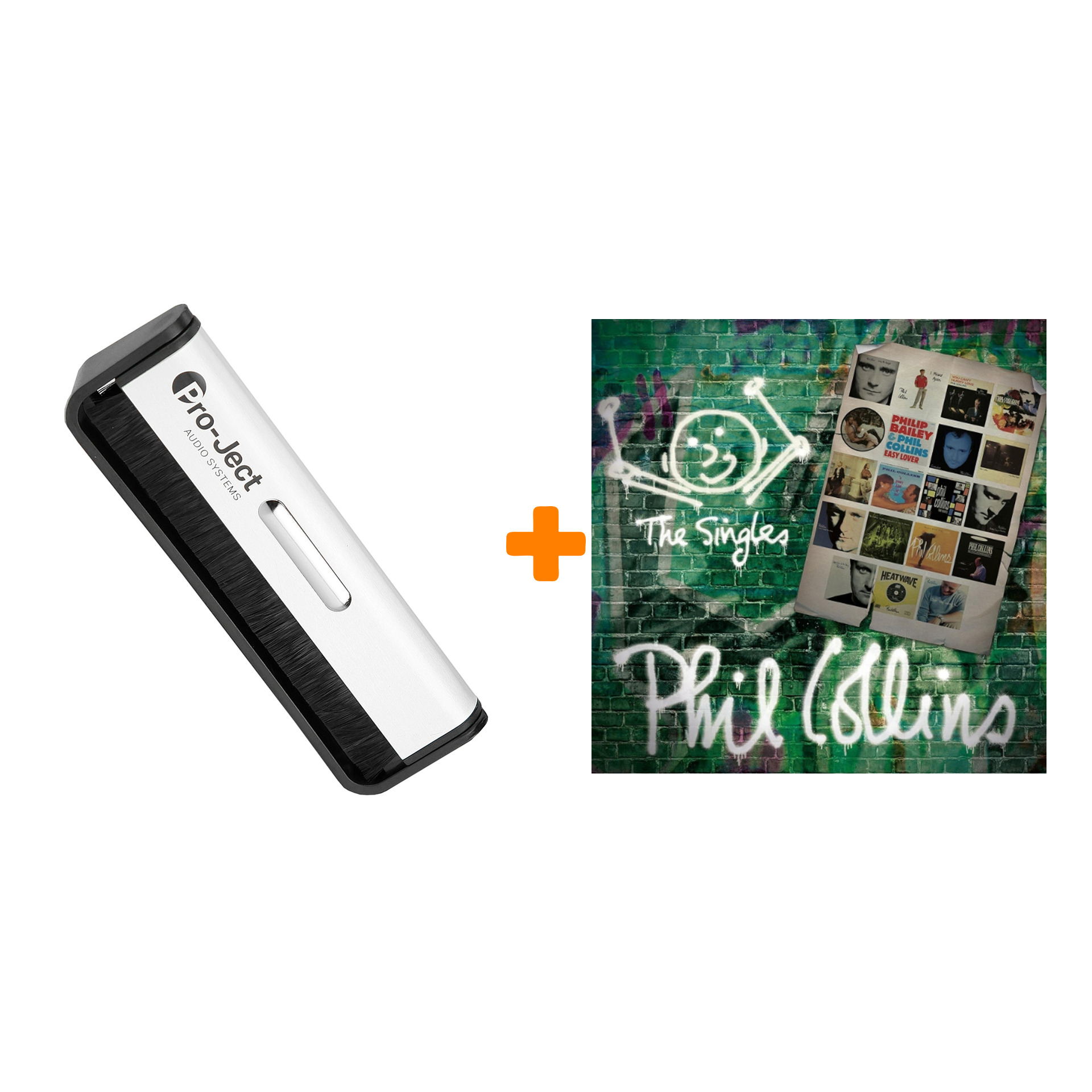 

COLLINS PHIL The Singles 2LP + Щетка для LP Brush It Набор