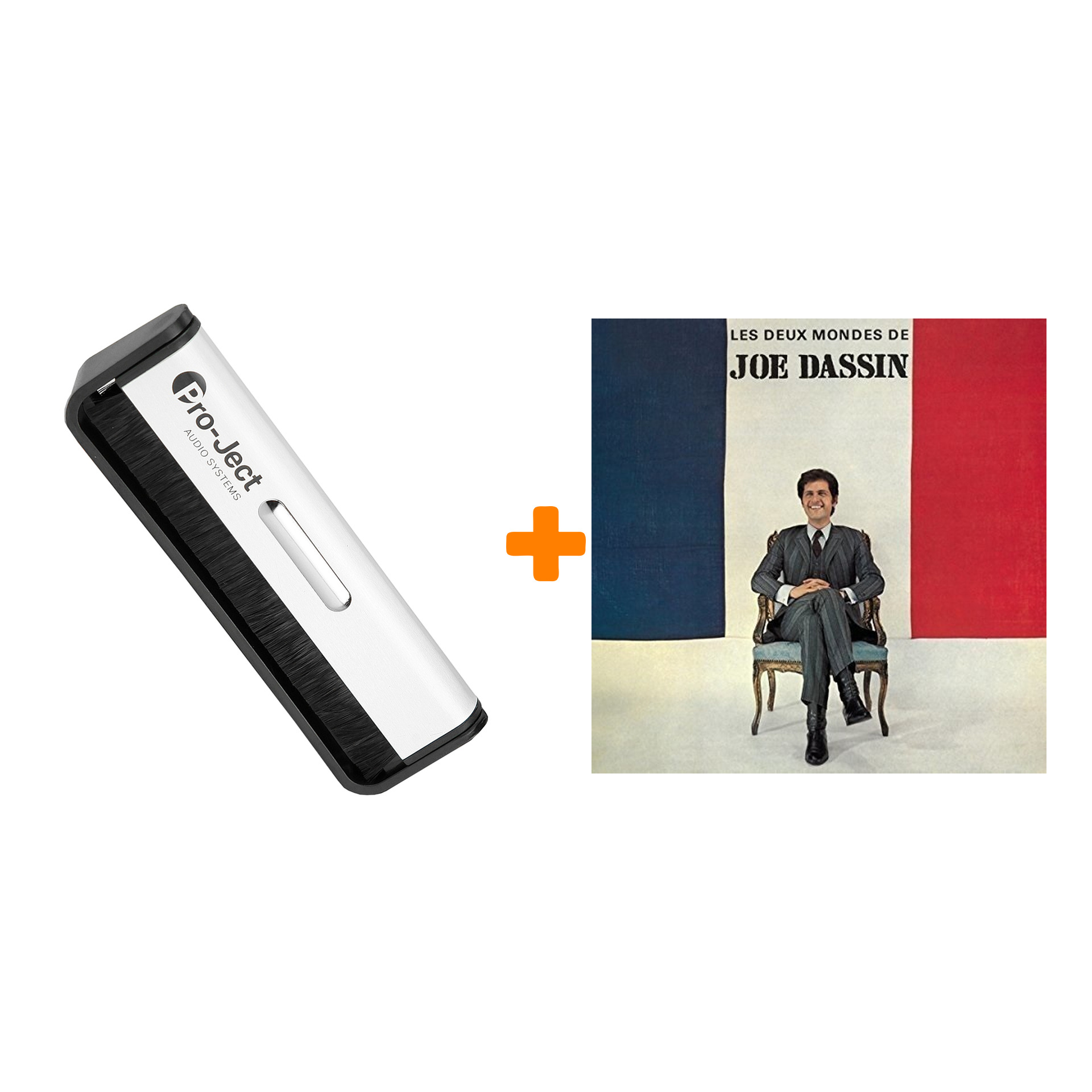 

DASSIN JOE Les Deux Mondes De Joe Dassin LP + Щетка для LP Brush It Набор