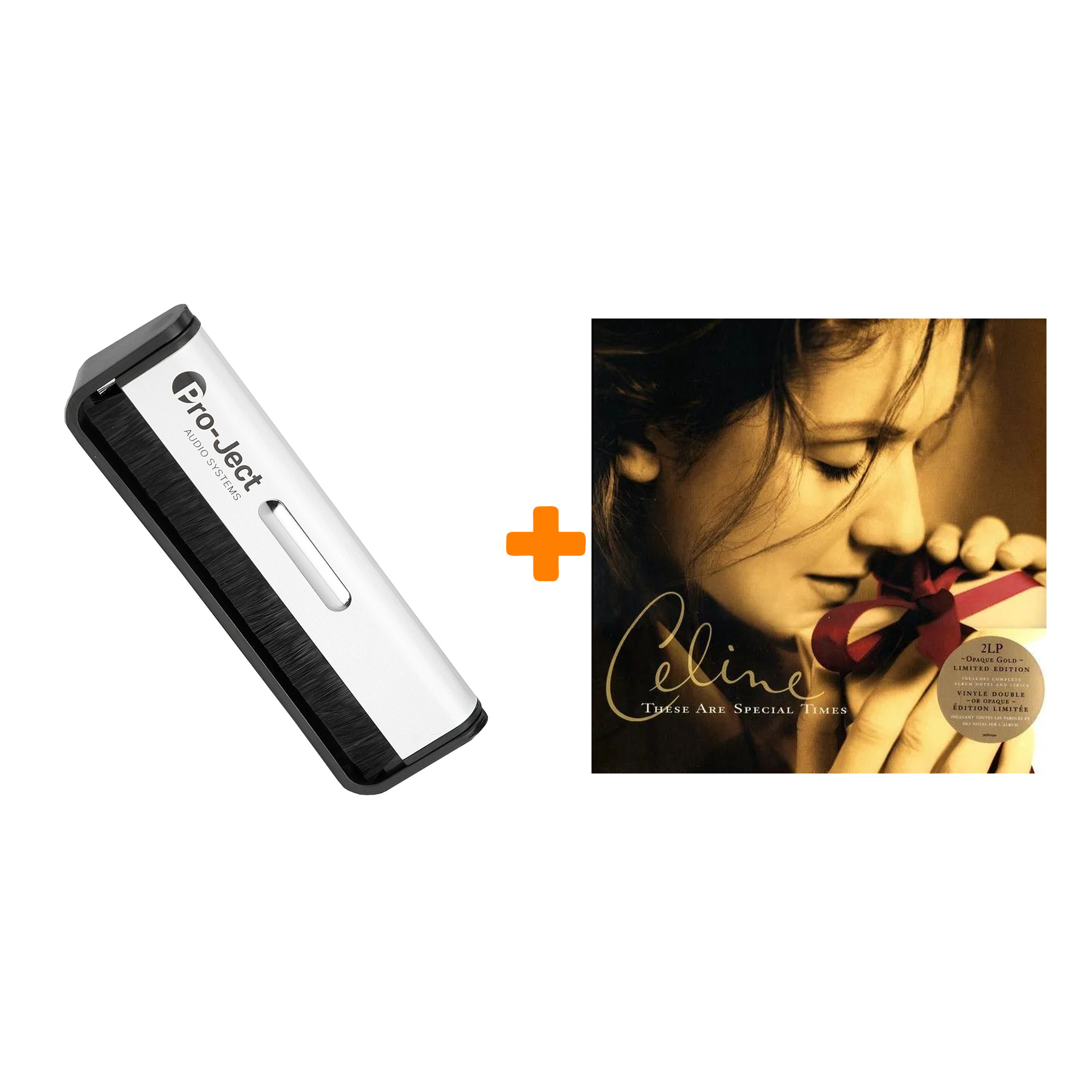 

DION CELINE These Are Special Times Opaque Gold Vinyl 2LP + Щетка для LP Brush It Набор