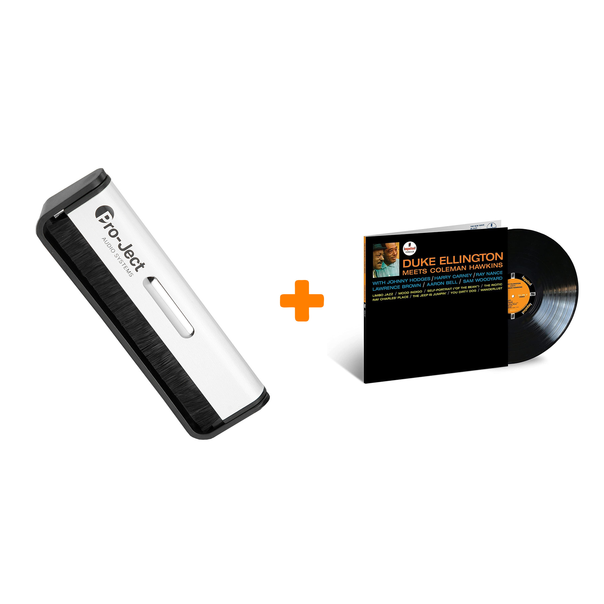 

ELLINGTON DUKE Meets Coleman Hawkins LP + Щетка для LP Brush It Набор