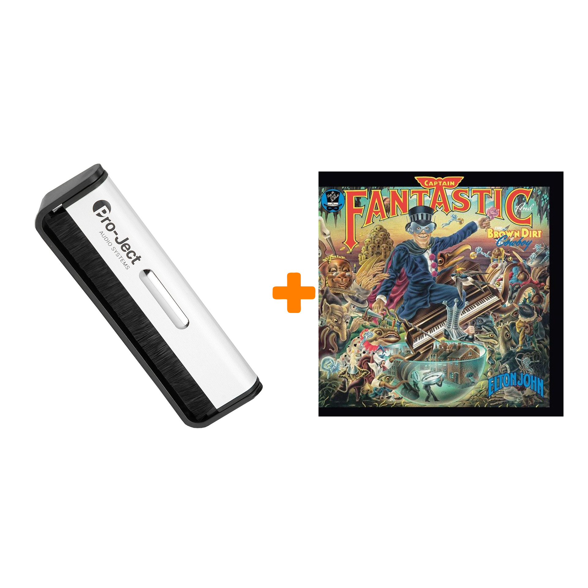 

ELTON JOHN Captain Fantastic And The Brown Dirt Cow LP + Щетка для LP Brush It Набор