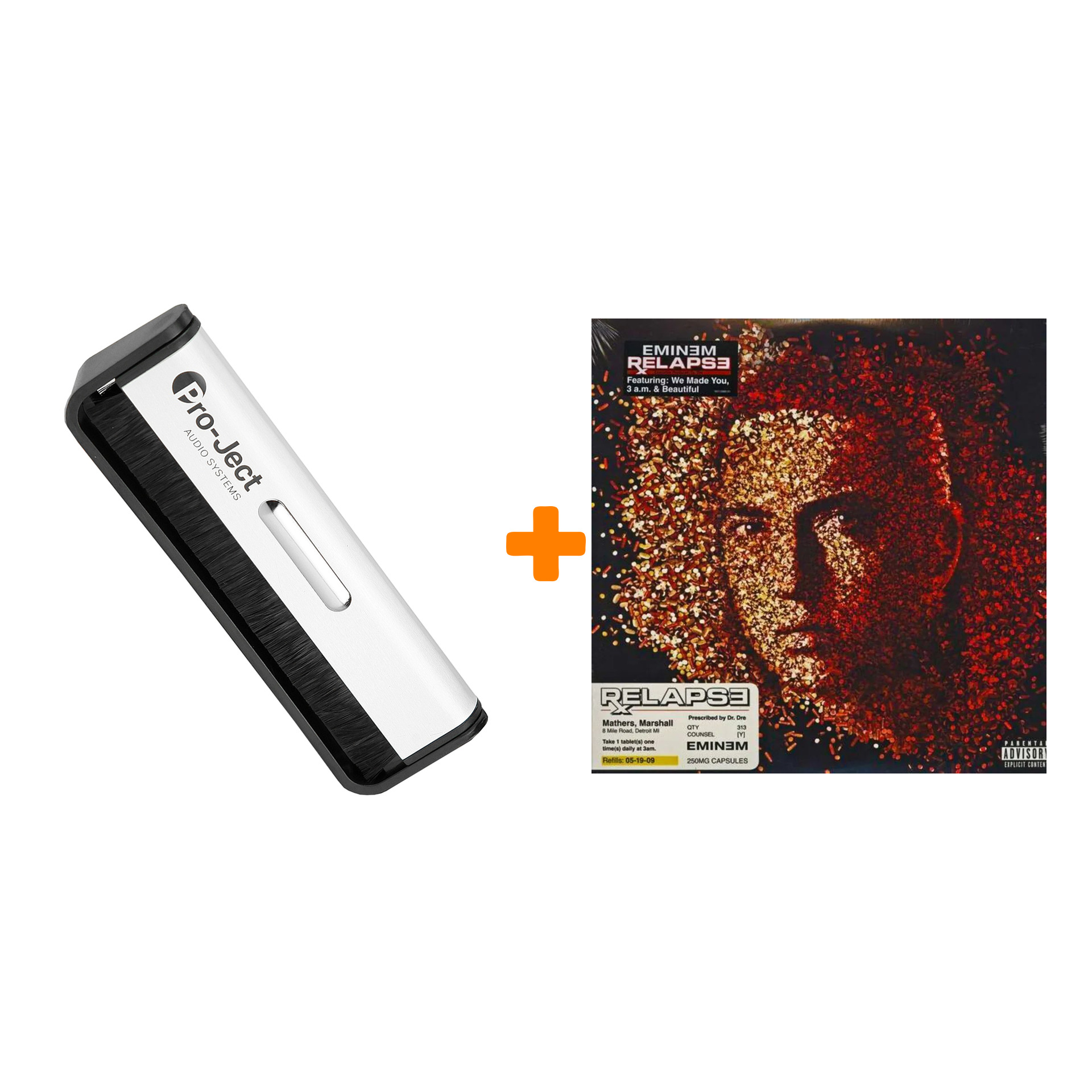 

EMINEM Relapse LP + Щетка для LP Brush It Набор