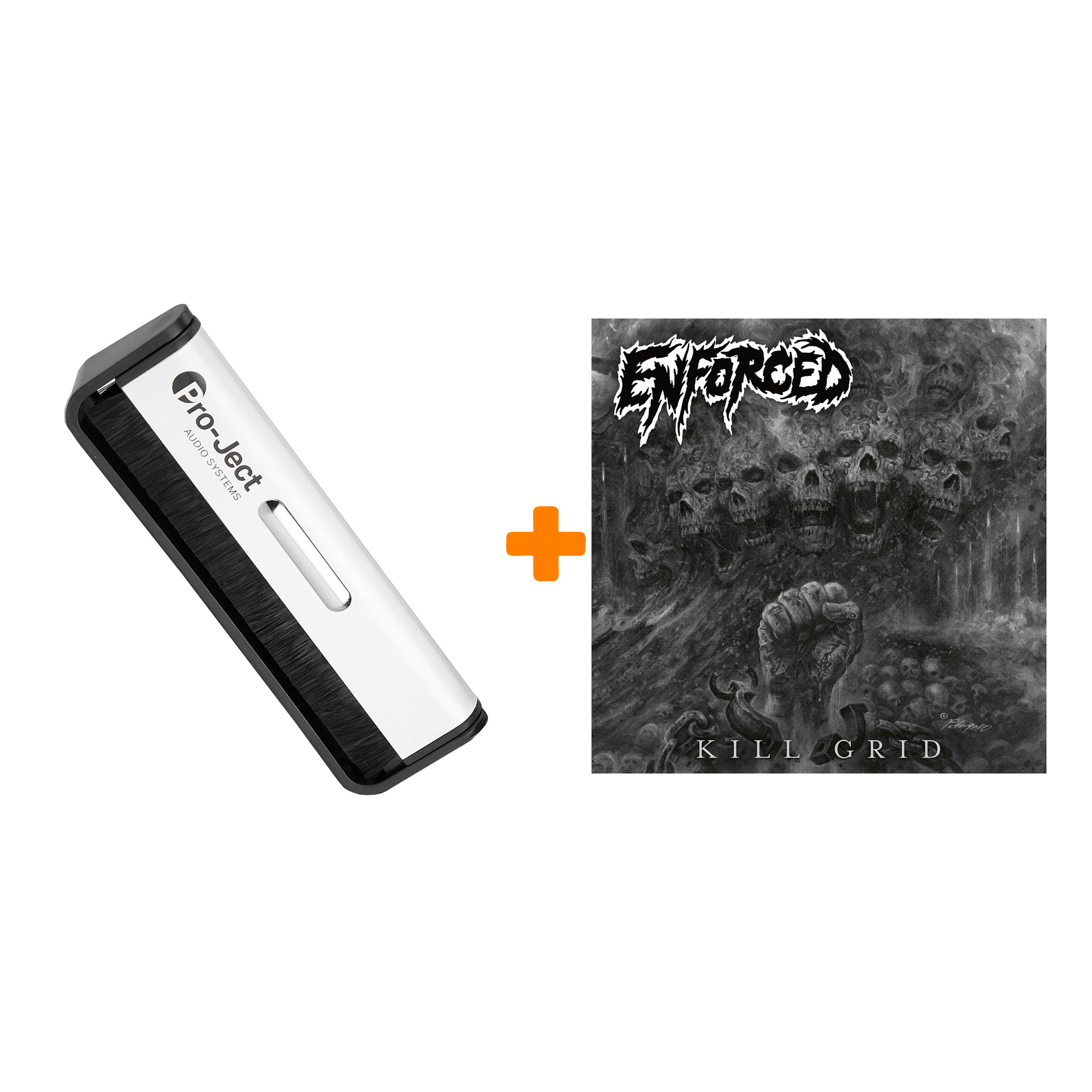 

ENFORCED Kill Grid LP+CD + Щетка для LP Brush It Набор
