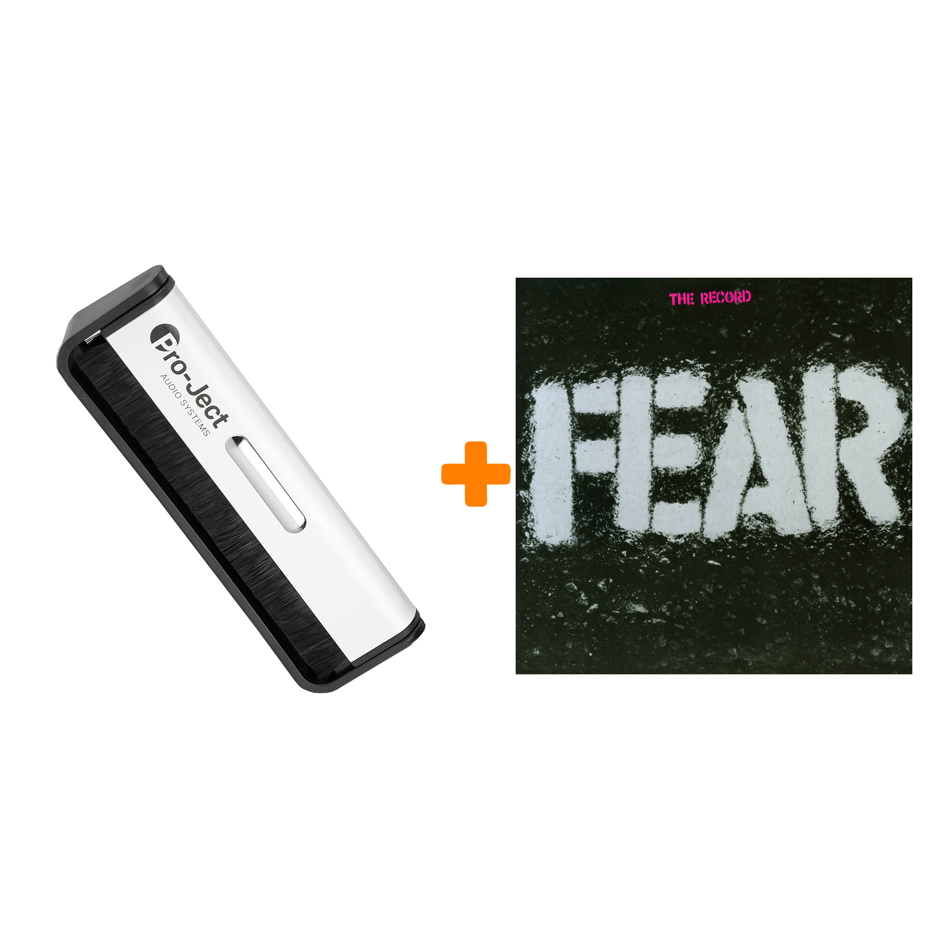 

FEAR The Record Coloured Vinyl LP+7" + Щетка для LP Brush It Набор