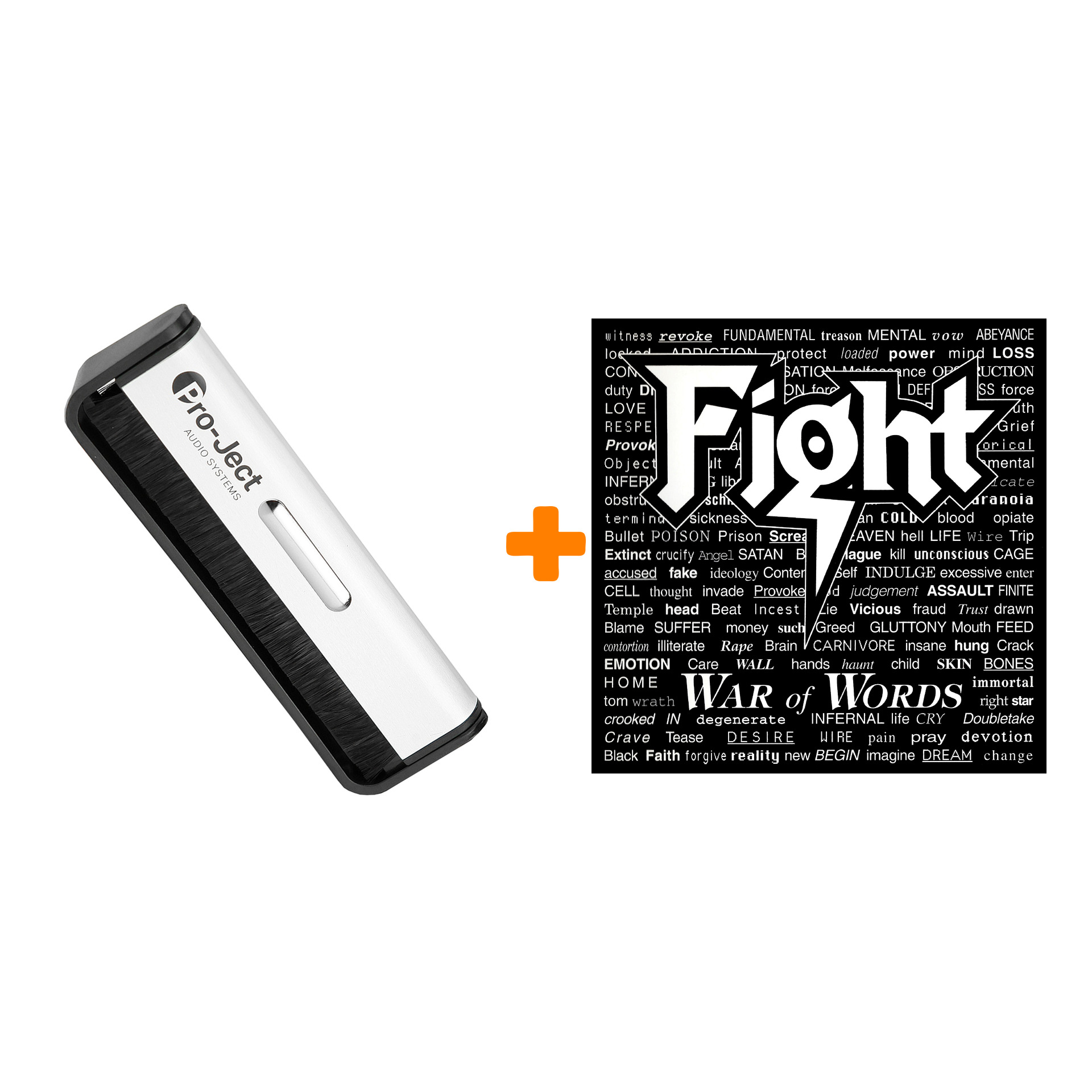

FIGHT War Of Words LP + Щетка для LP Brush It Набор