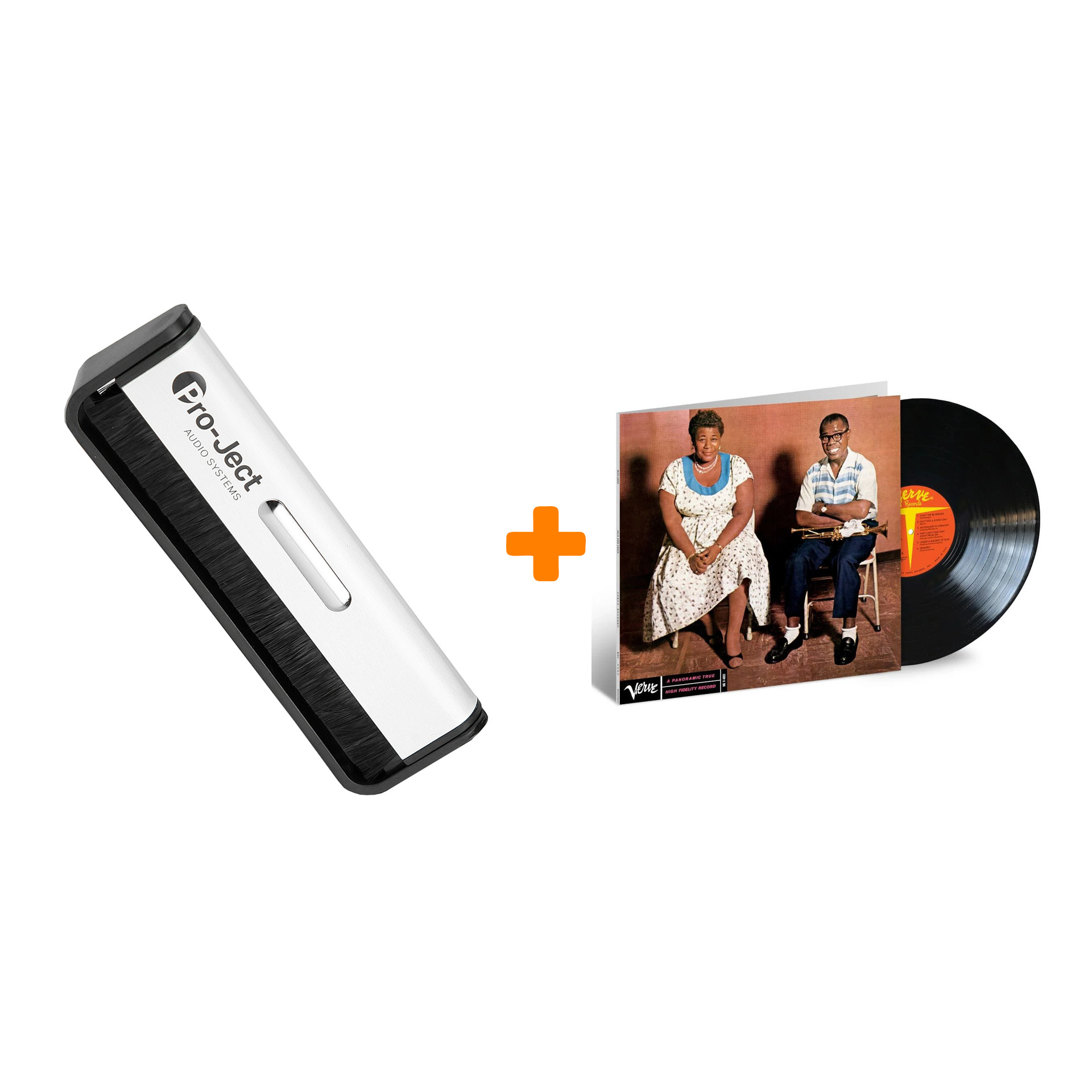 

FITZGERALD ELLA & ARMSTRONG LOUIS Ella & Louis Acoustic Sounds (mono) LP + Щетка для LP Brush It Набор