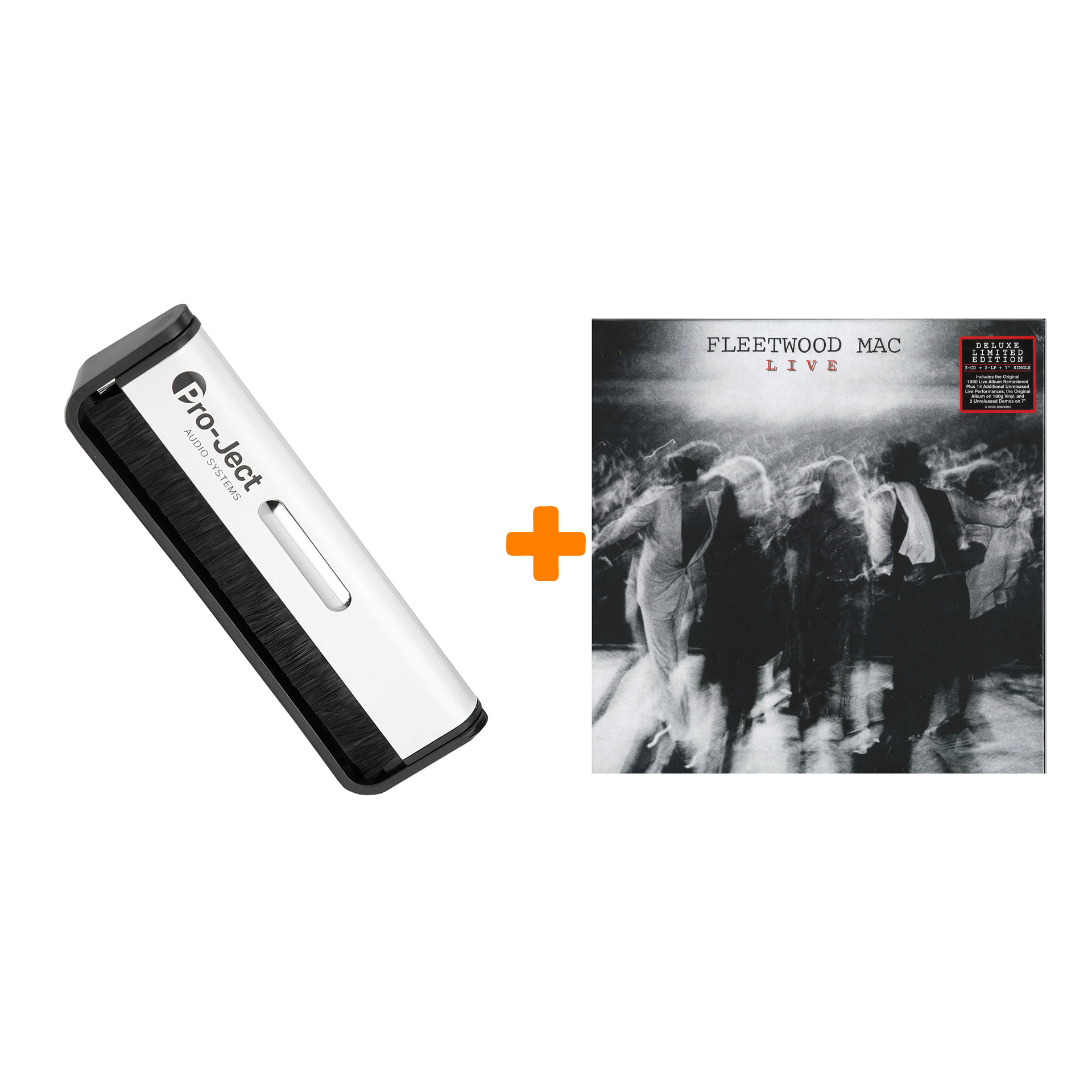 

FLEETWOOD MAC Live LP + Щетка для LP Brush It Набор