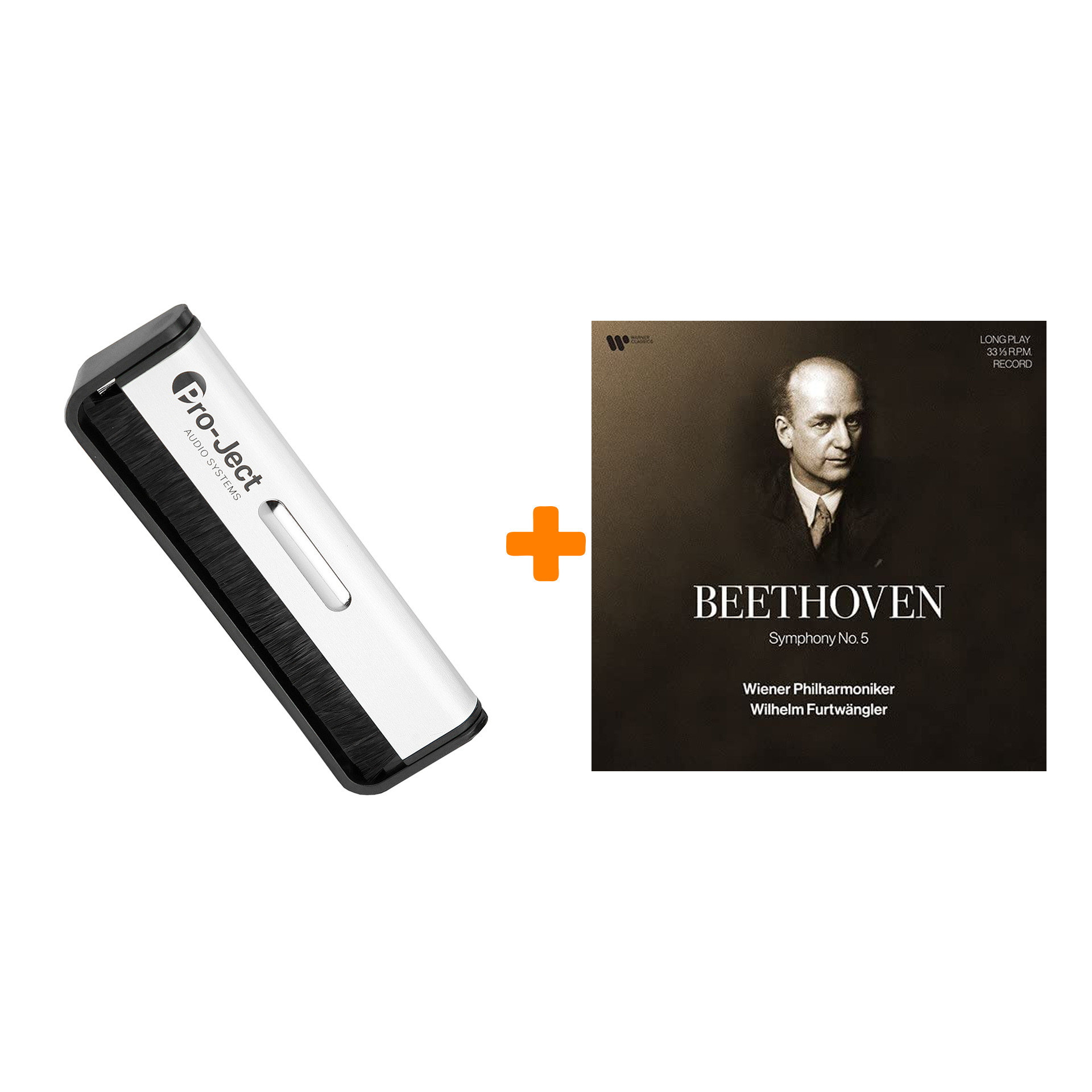 

FURTWANGLER WILHELM & WIENER PHILHARMONIKER Beethoven Symphony No.5 1954 LP + Щетка для LP Brush It Набор