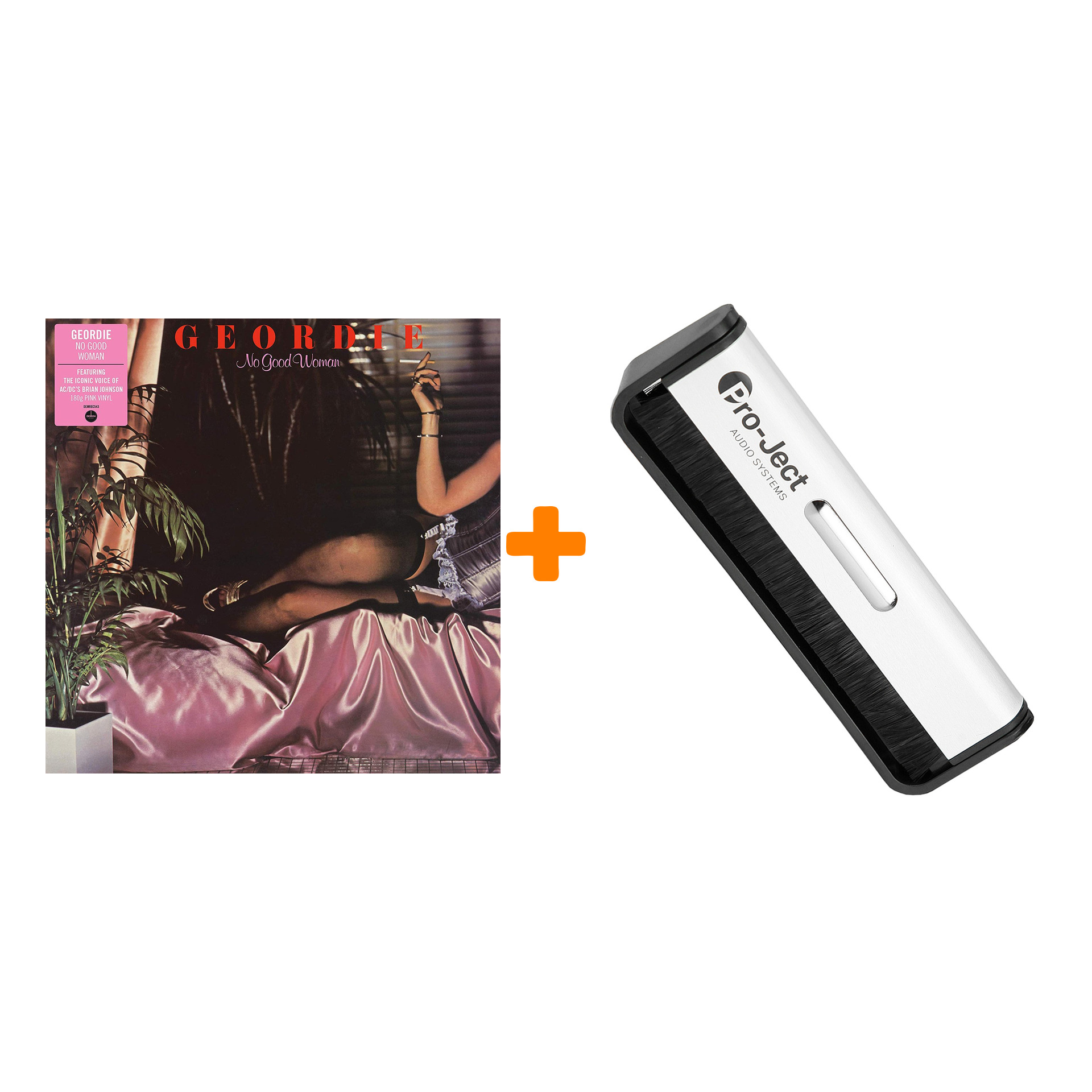 

GEORDIE No Good Woman Pink Vinyl LP + Щетка для LP Brush It Набор