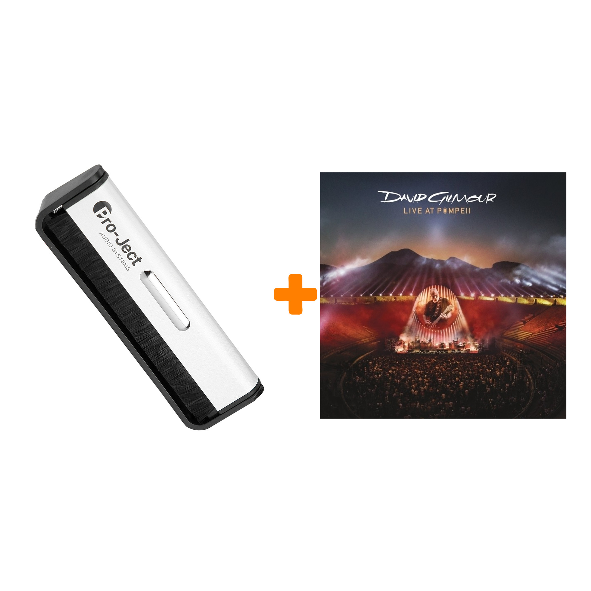 

GILMOUR DAVID Live At Pompeii 4LP + Щетка для LP Brush It Набор