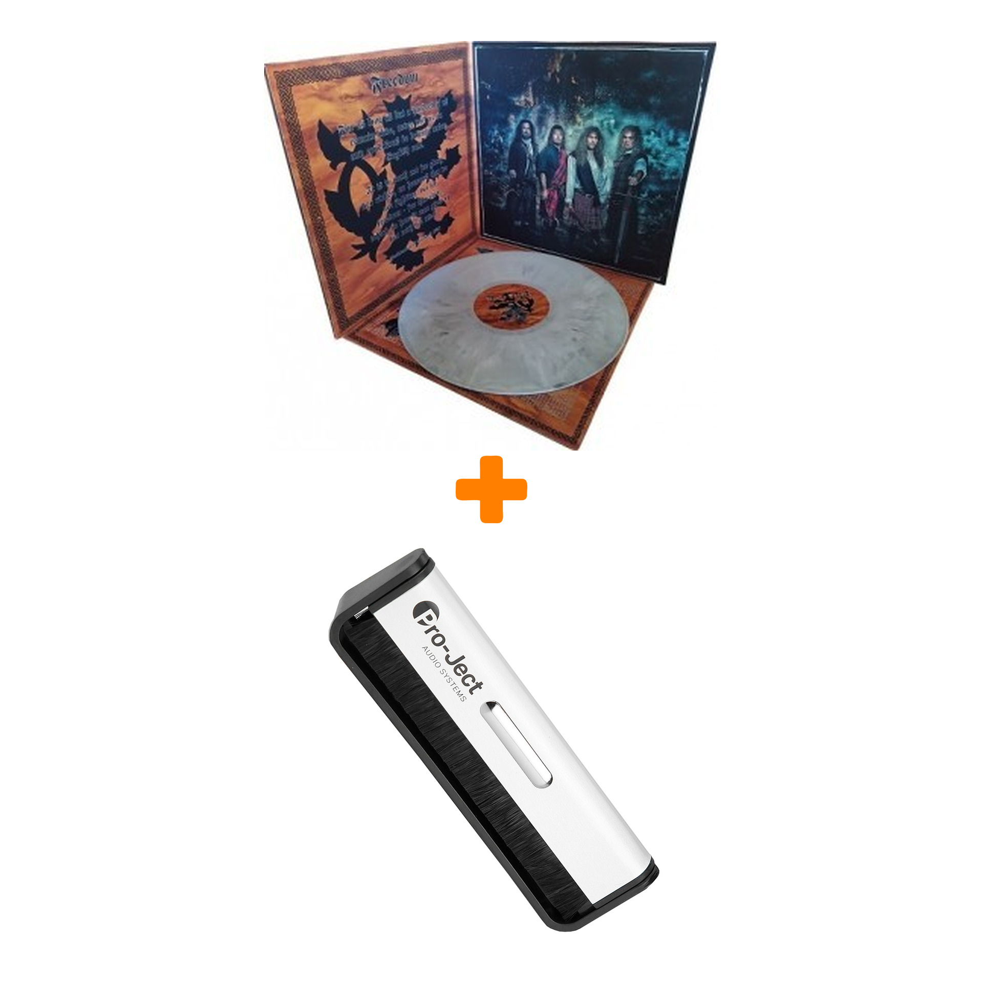

GRAVE DIGGER Fields Of Blood LP + Щетка для LP Brush It Набор