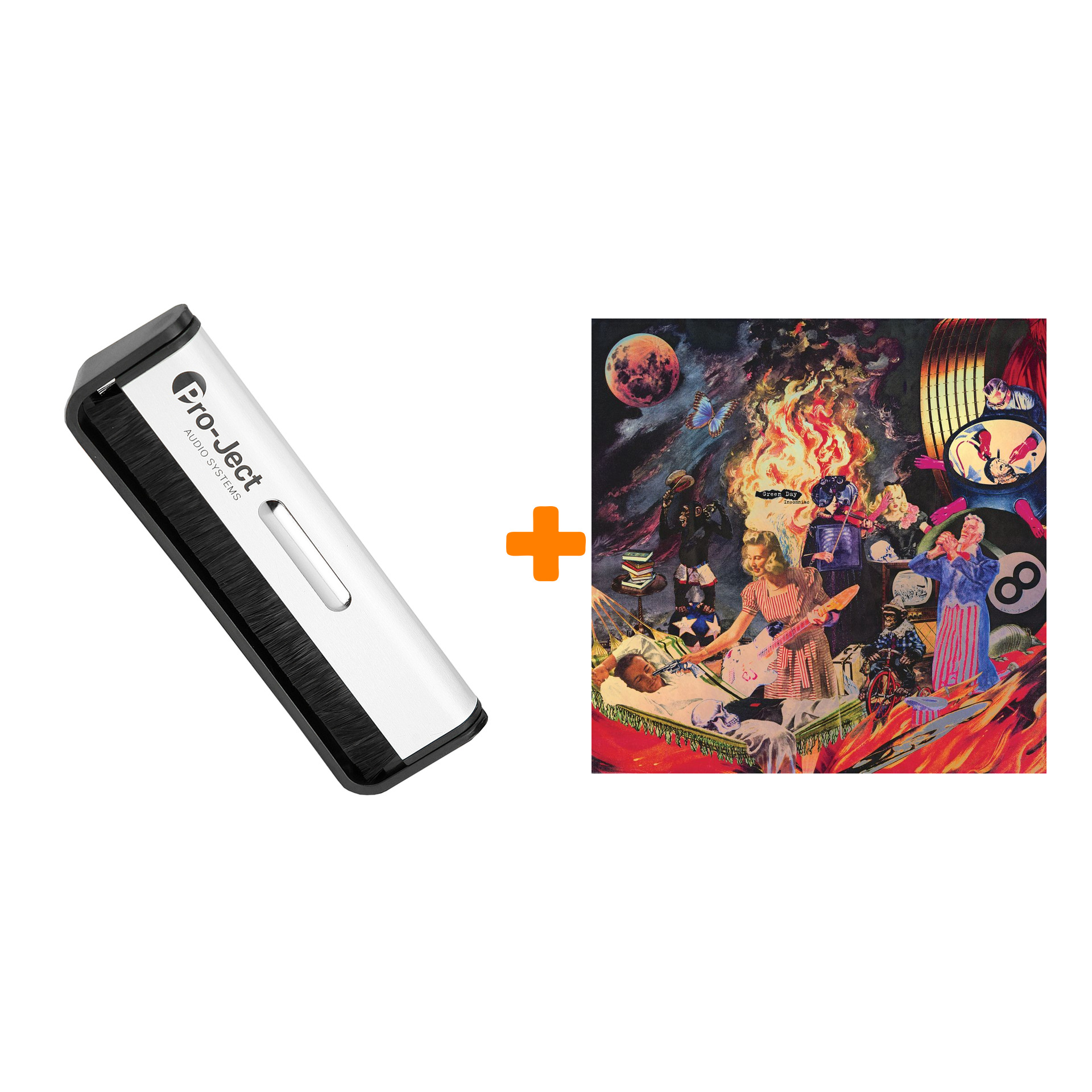 

GREEN DAY Insomniac 25th Anniversary Edition LP + Щетка для LP Brush It Набор