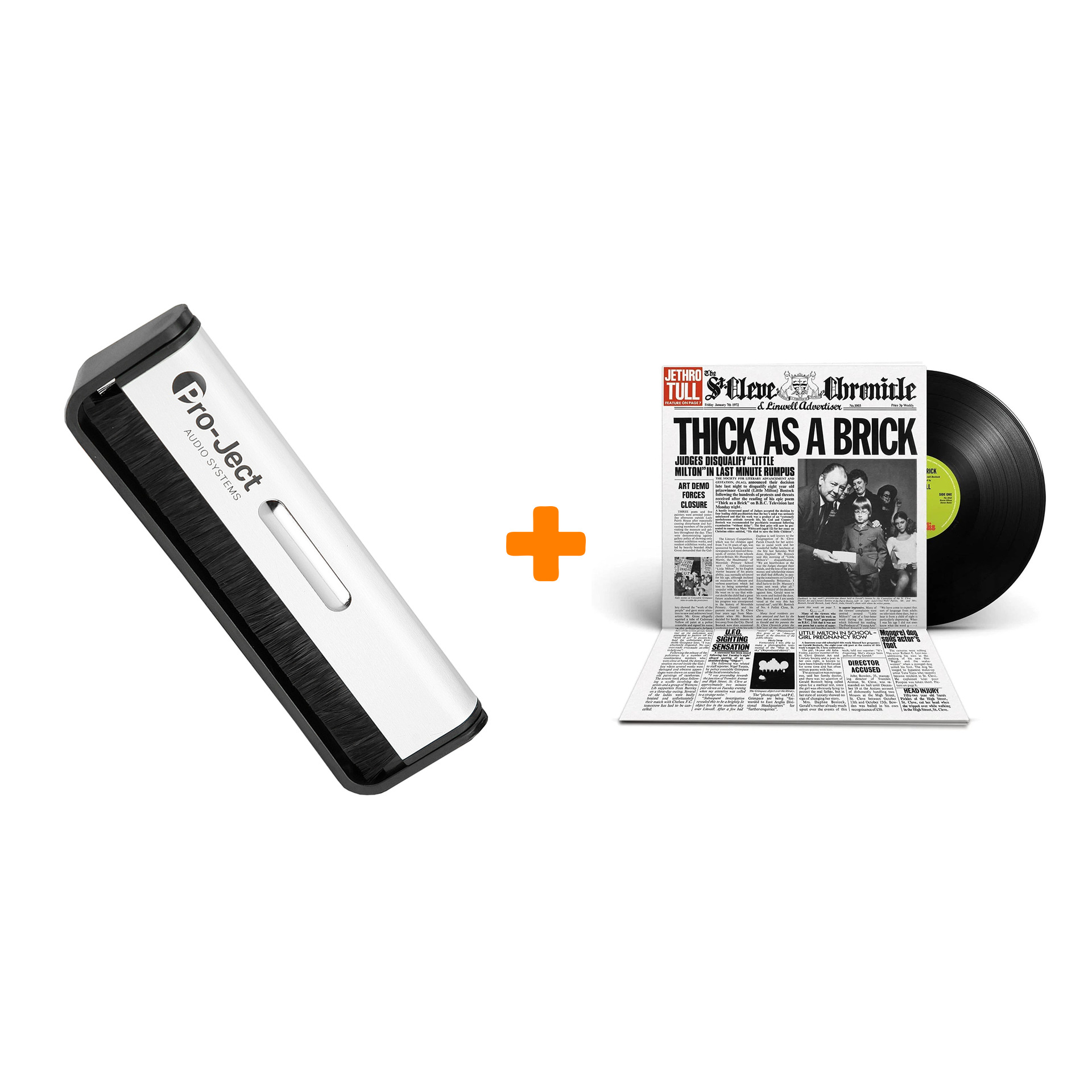 

JETHRO TULL Thick As A Brick 50th Anniversary LP + Щетка для LP Brush It Набор