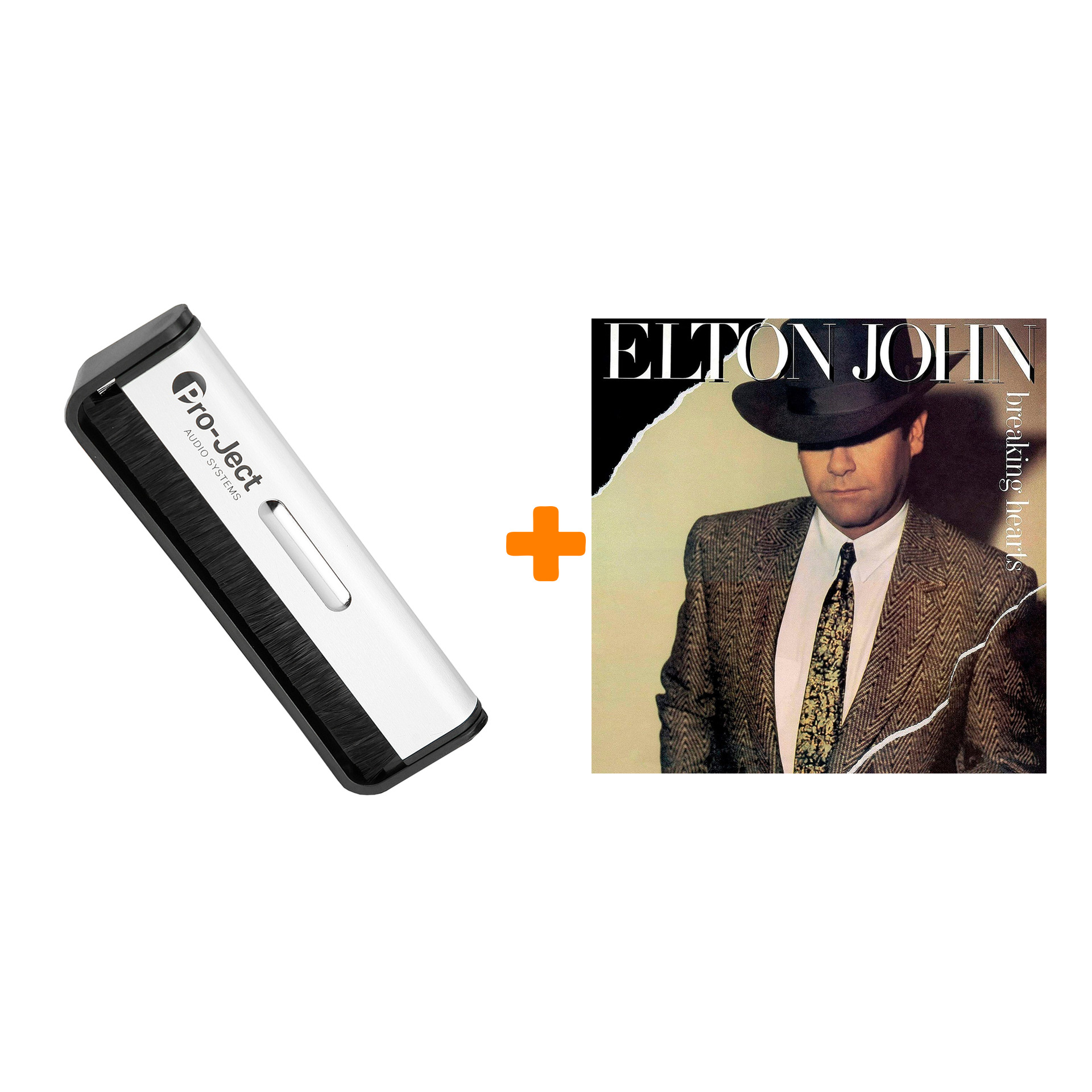 

JOHN ELTON Breaking Hearts Remastered LP + Щетка для LP Brush It Набор