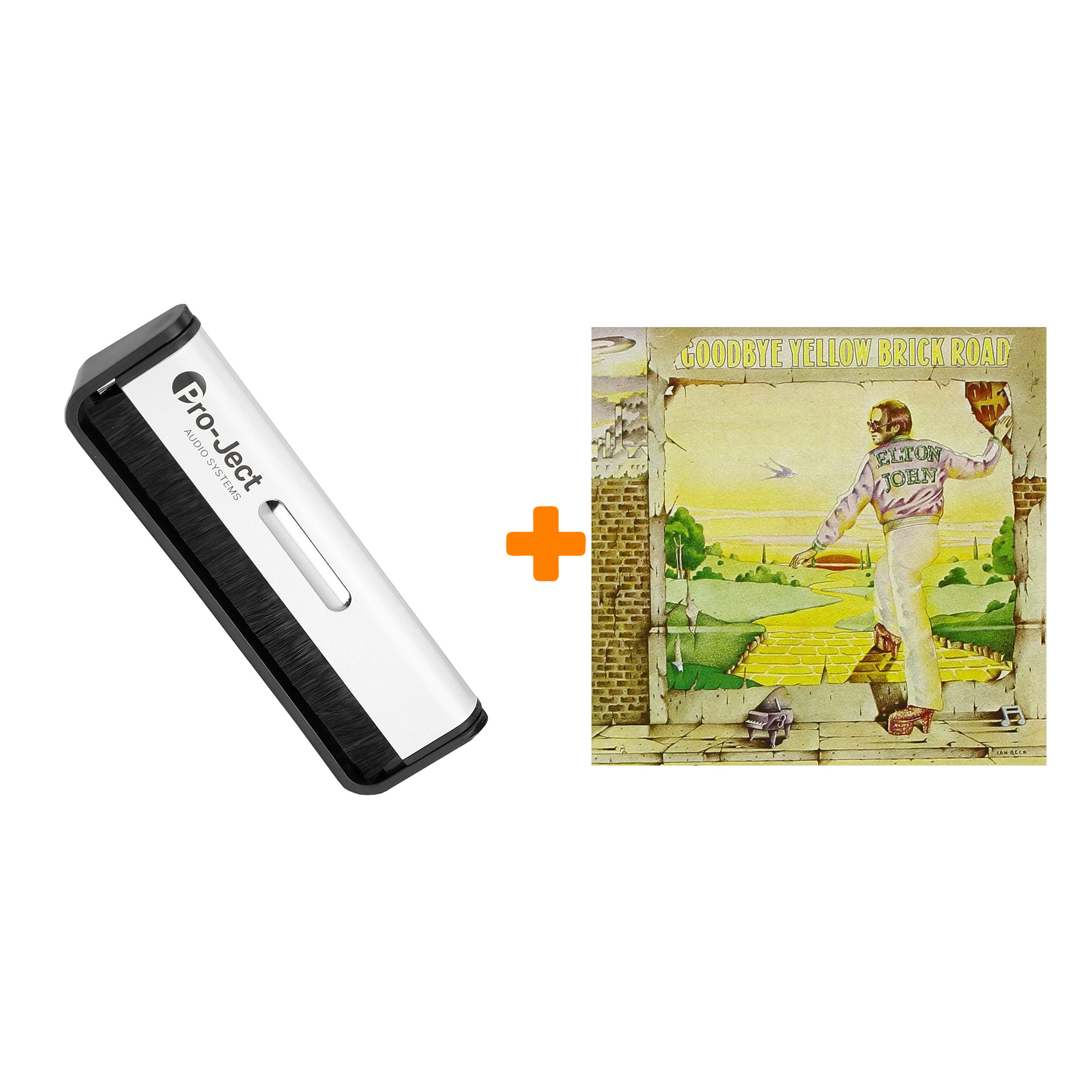 

JOHN ELTON Goodbye Yellow Brick Road LP + Щетка для LP Brush It Набор