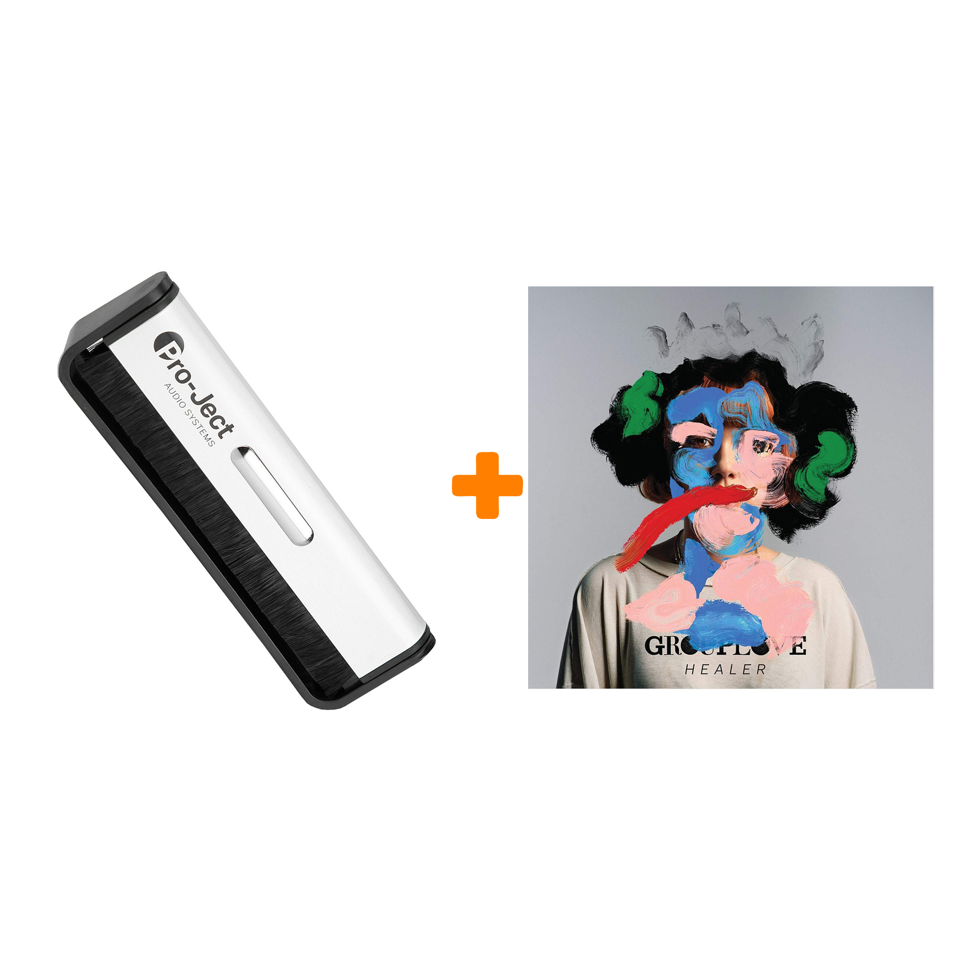 

GROUPLOVE Healer Coloured Vinyl LP + Щетка для LP Brush It Набор