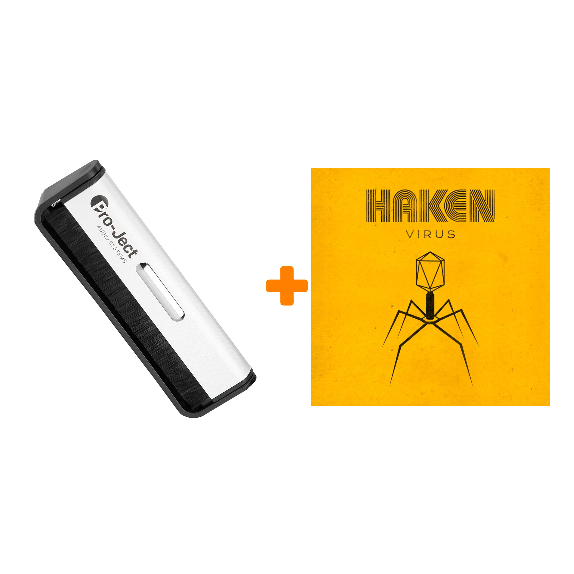 

HAKEN Virus 2LP+CD + Щетка для LP Brush It Набор