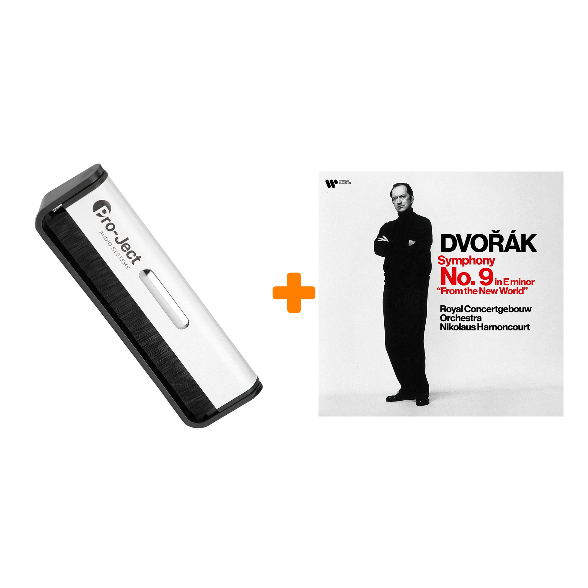 

HARNONCOURT NIKOLAUS & ROYAL CONCERTGEBOUW ORCHESTRA Dvorak Symphony No.9 LP + Щетка для LP Brush It Набор