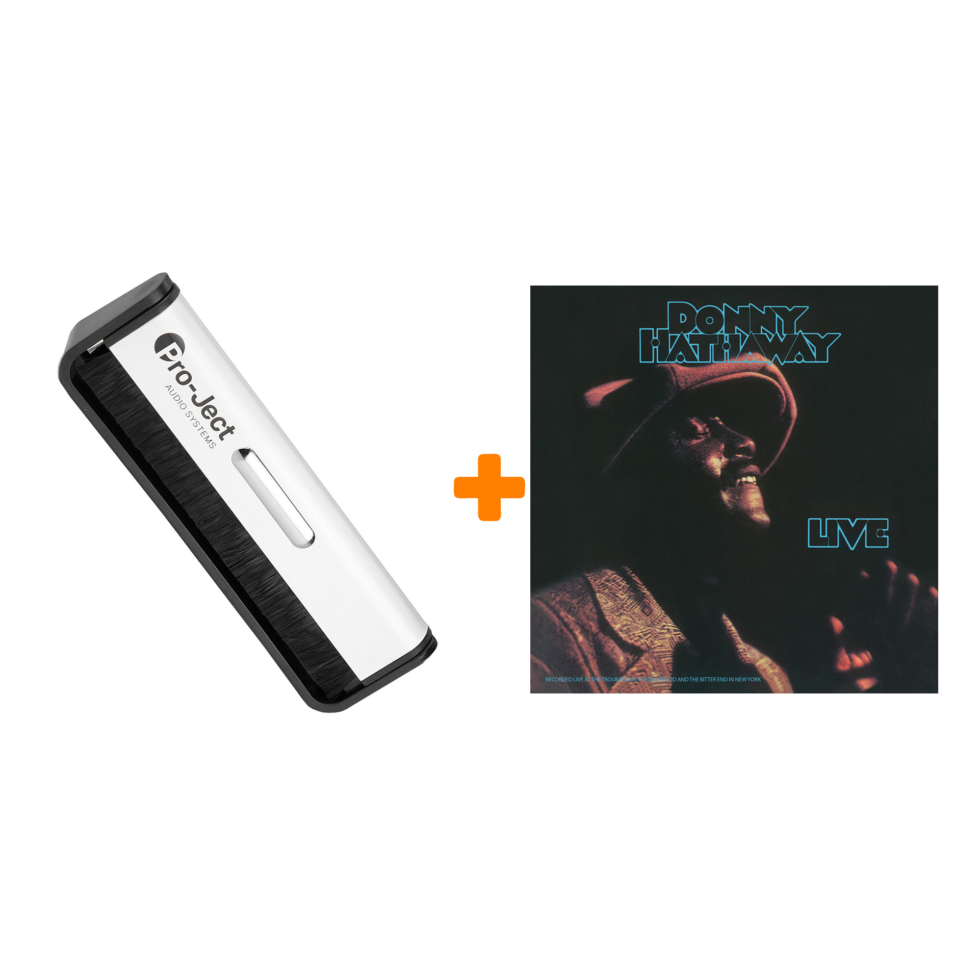 

HATHAWAY DONNY Live LP + Щетка для LP Brush It Набор