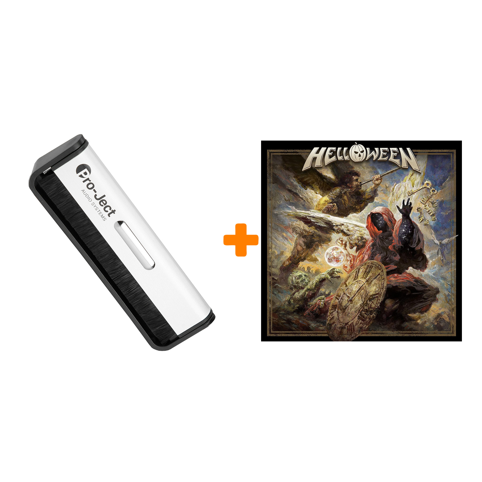 

HELLOWEEN Helloween Brown Cream Marbled Vinyl 2LP + Щетка для LP Brush It Набор