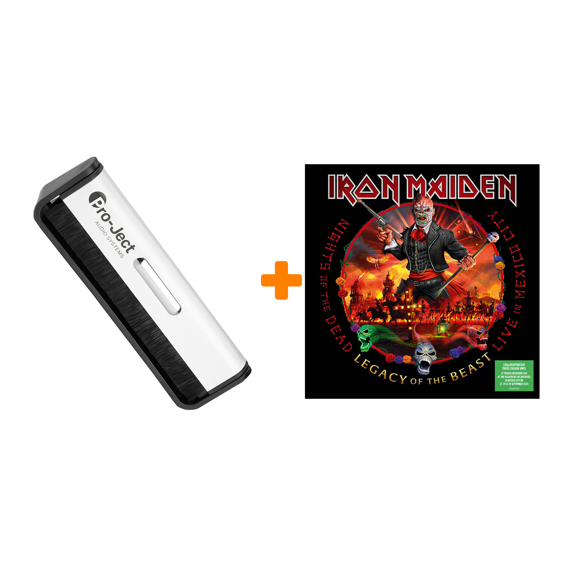 

IRON MAIDEN Nights Of The Dead Legacy Of The Beast Live In Mexico City 3LP + Щетка для LP Brush It Набор