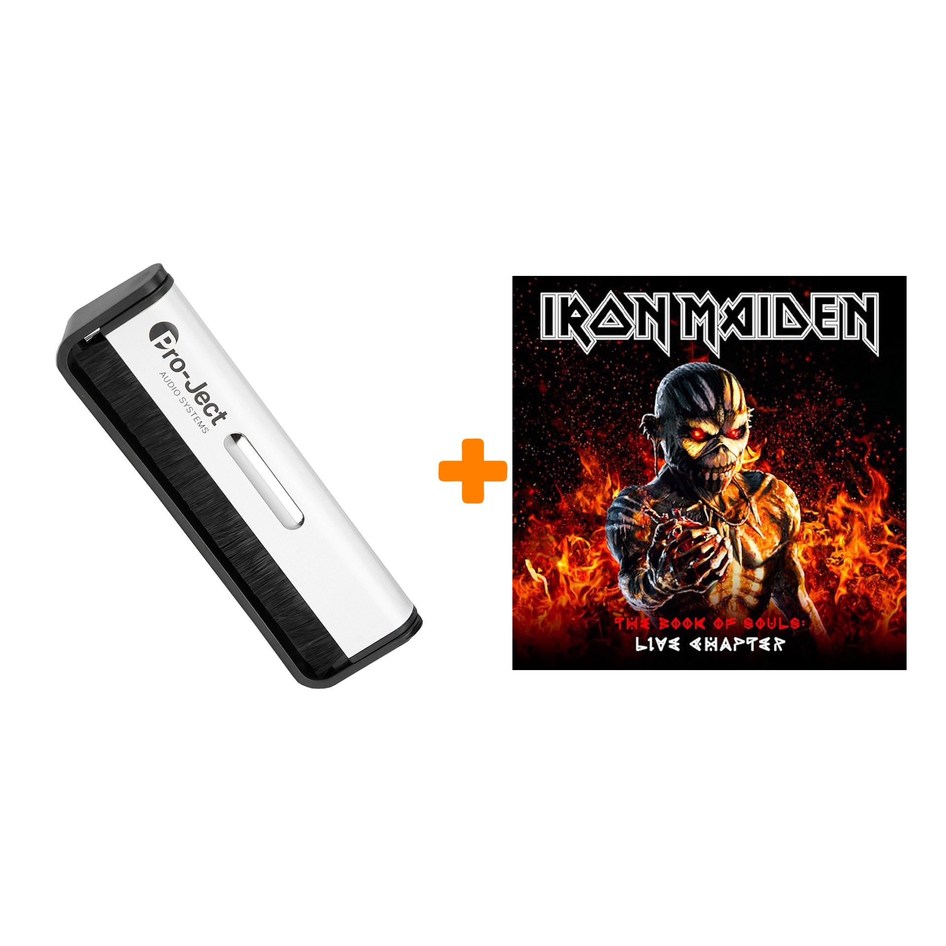 

IRON MAIDEN The Book Of Souls Live Chapter 3LP + Щетка для LP Brush It Набор