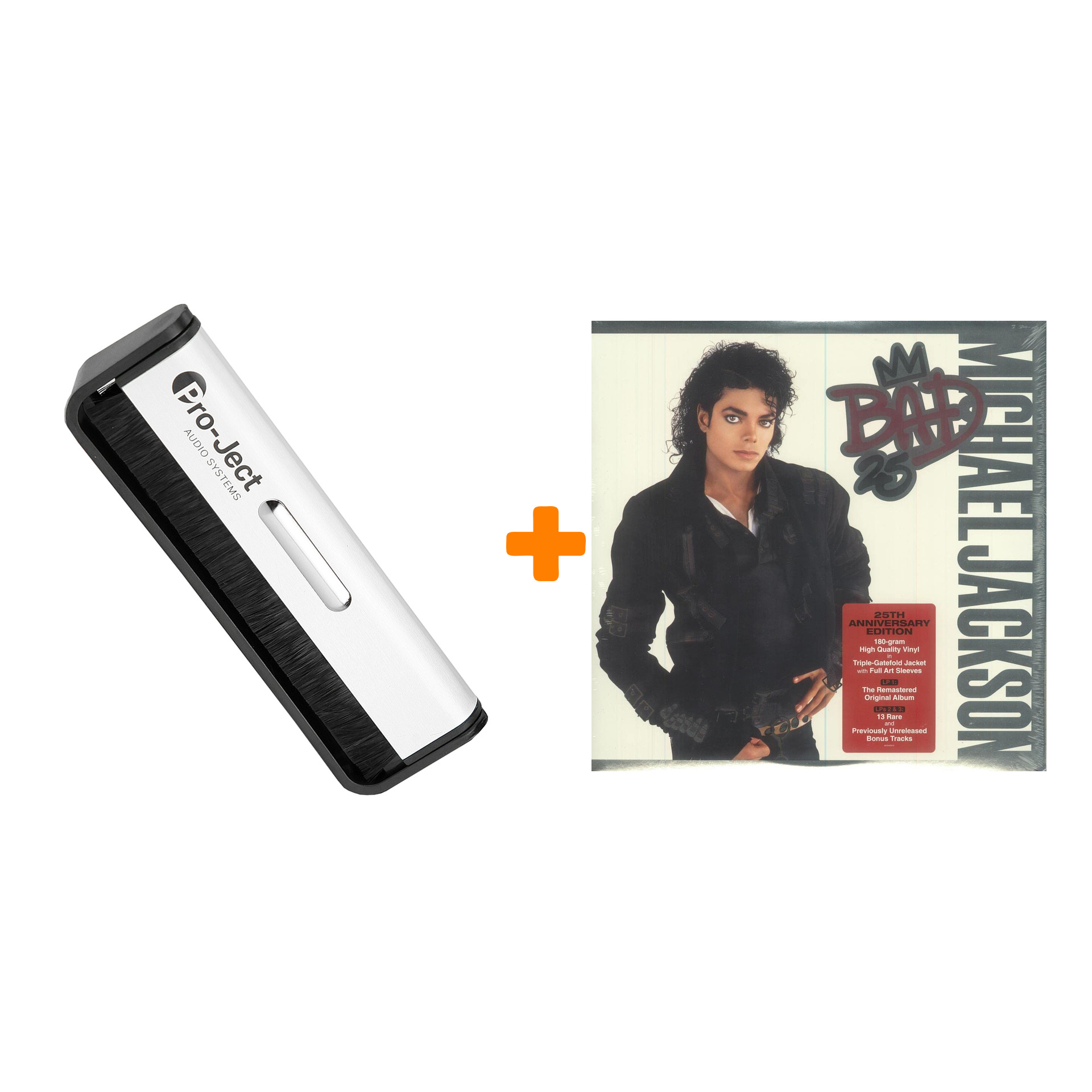

JACKSON MICHAEL Bad 25th Anniversary Edition 3LP + Щетка для LP Brush It Набор